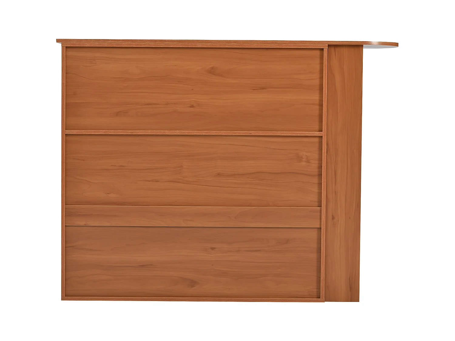 Meuble de bar pivotant avec 2 portes en rotin Îlot de cuisine avec plateau extensible (138-193)x39x104 cm - marron