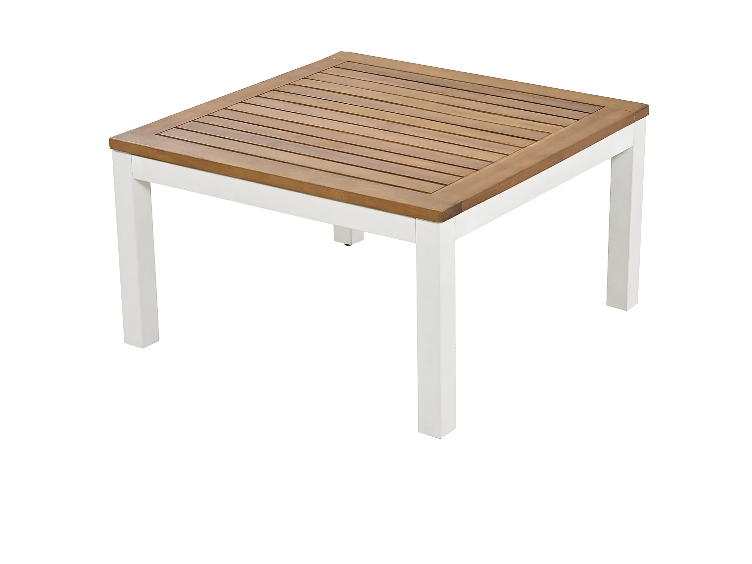 Tuinset, 120x60x66 cm, 2 banken 2-zits, kussens, verstelbare poten, gegalvaniseerd ijzer, beige