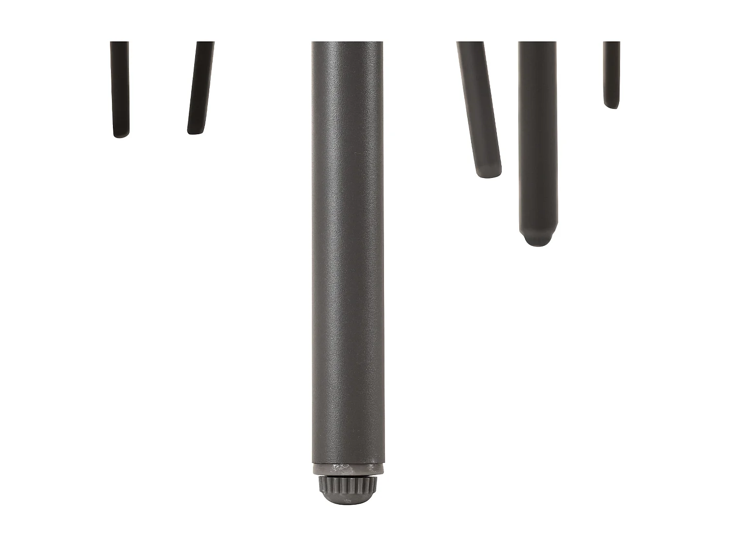 Tuinmeubelset voor buiten met 3/4 zitplaatsen - Verstelbare poten - Inclusief hoes en kussen - IJzer en grijs touw