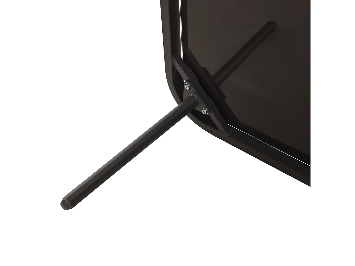 Salon de jardin 120x60x72 cm, 2 canapés et table avec plateau en verre trempé, coussins déhoussables, fer, gris