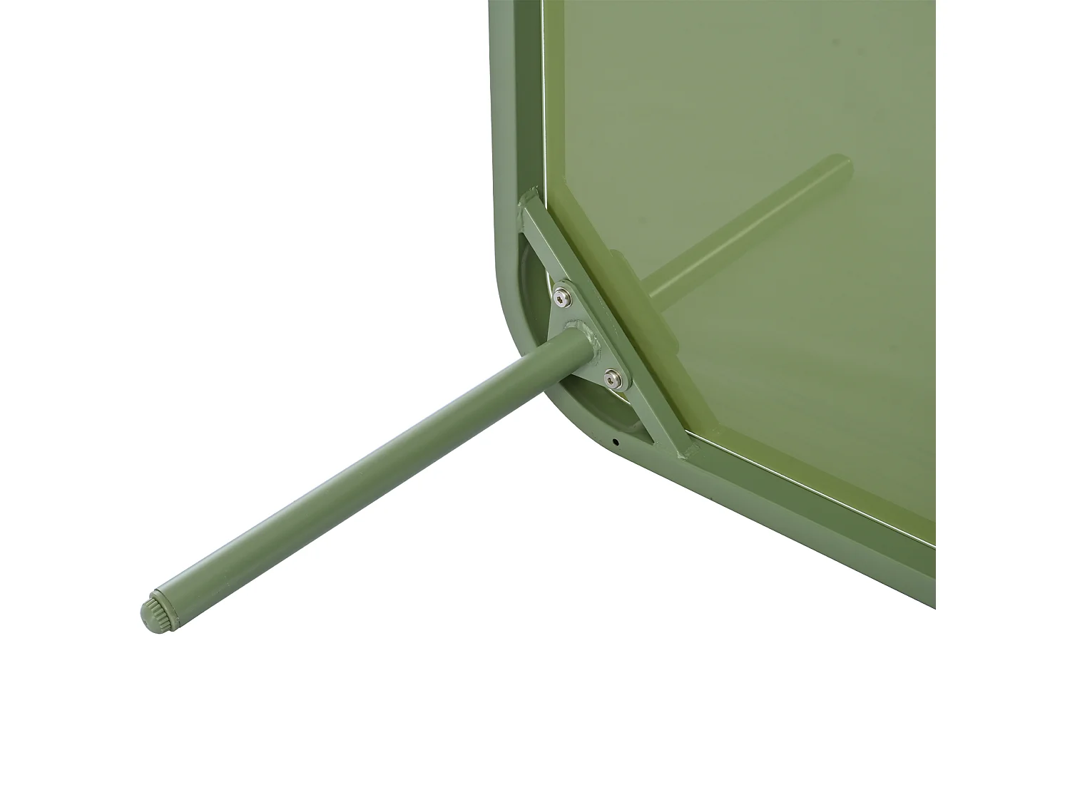 Conjunto de muebles de jardín para exterior de 3/4 plazas - Patas ajustables - Funda y cojín incluidos - Hierro y cuerda verde