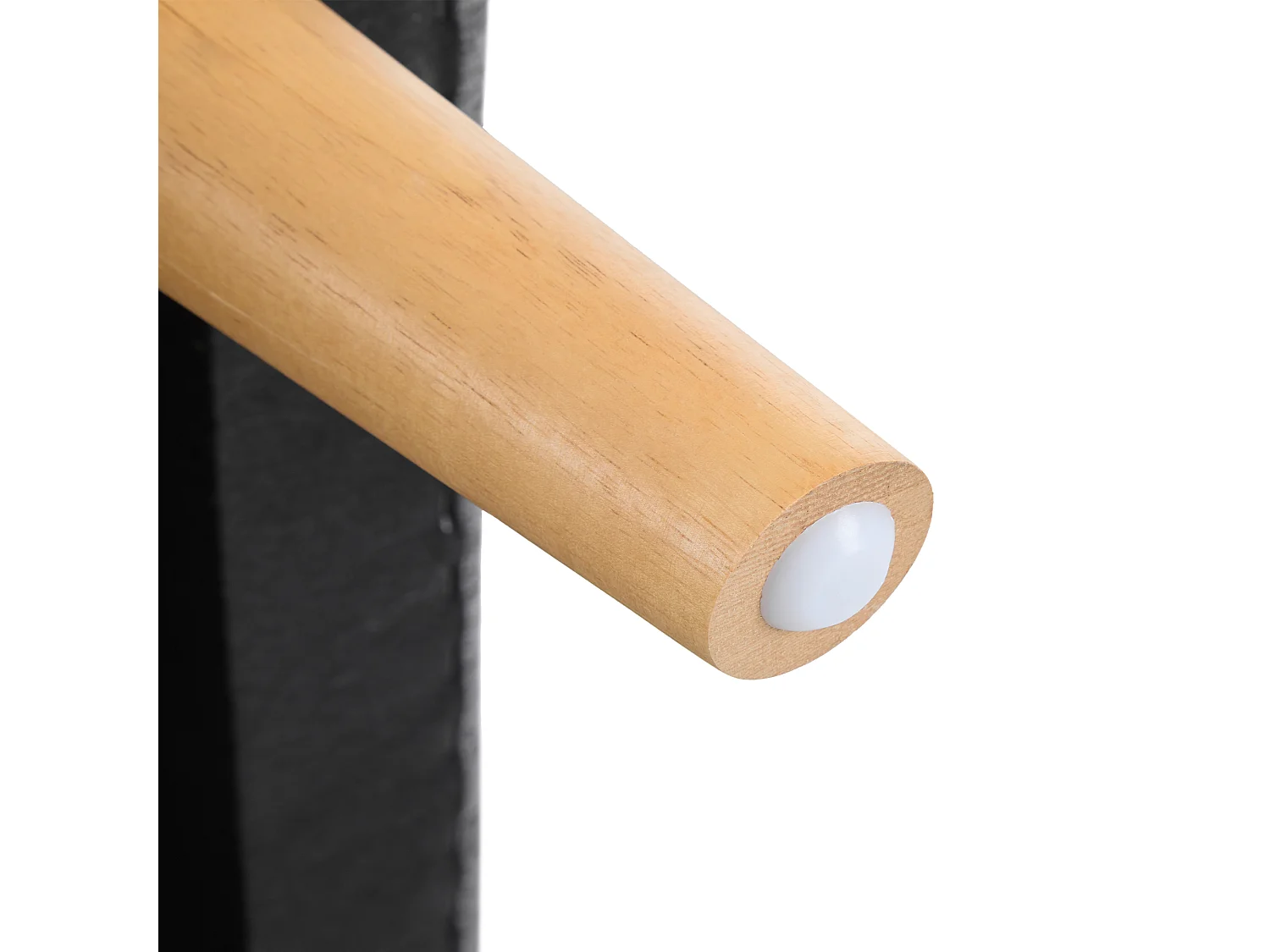 Moderne 2-zits chenille bank - houten poten - strak design met zachte kussens - grijs