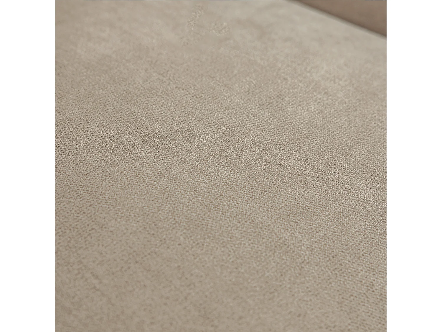 Canapé 3 places 211x67x71 cm, assise extra large, coussins inclus, chenille beige