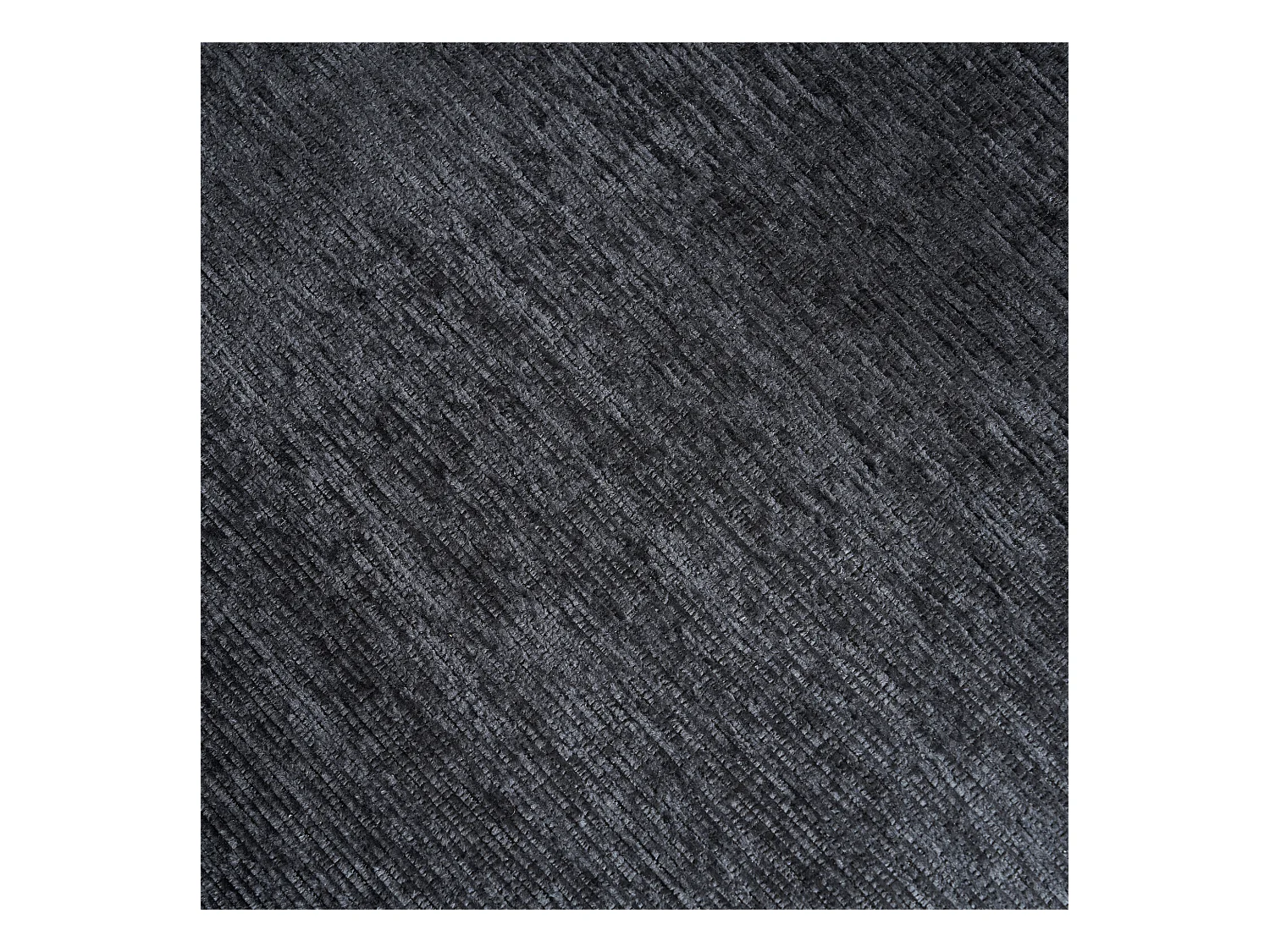 Chaise à manger en chenille - canapé rembourré - siège de détente pour salon et chambre - gris