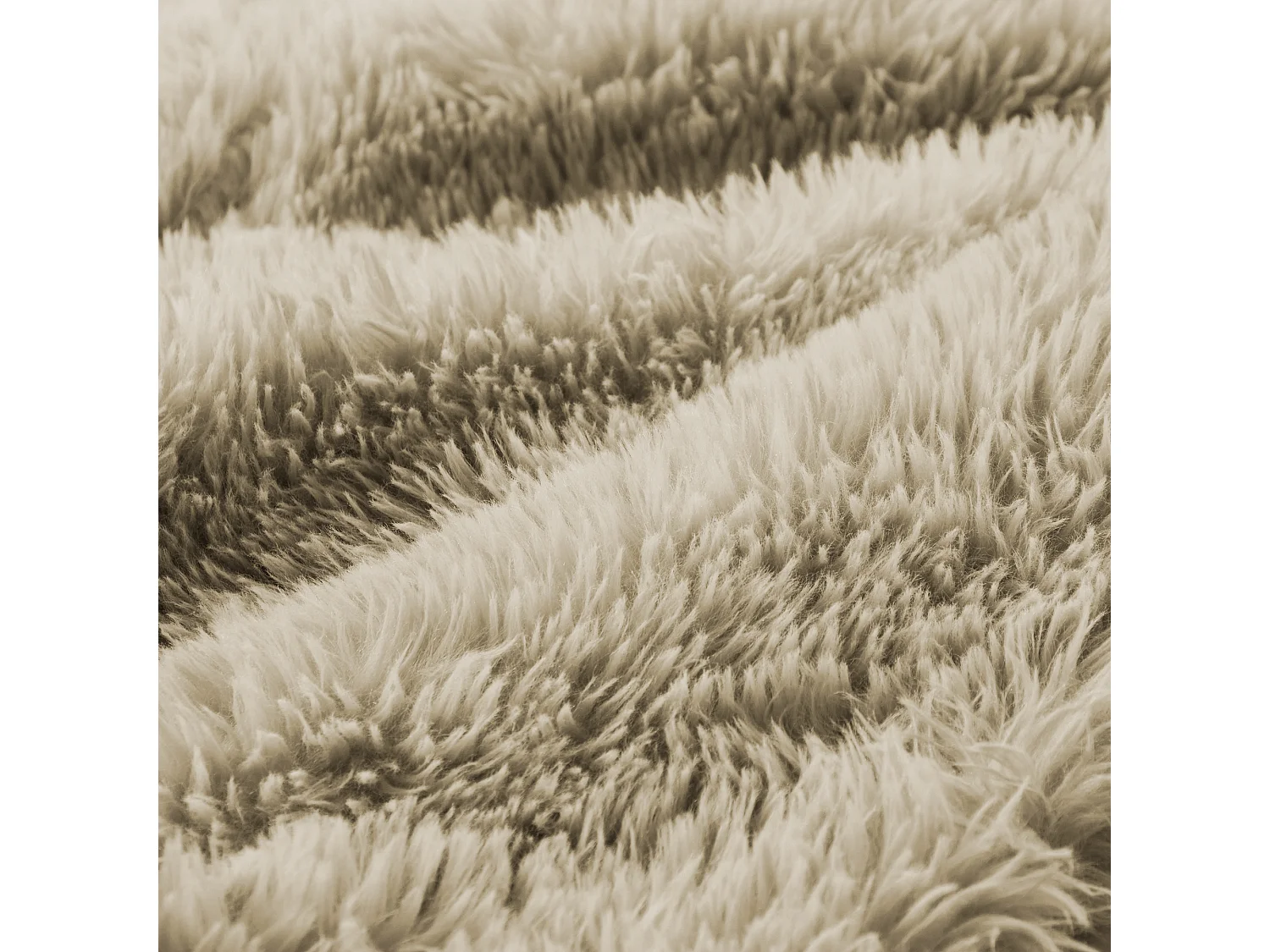 Divano 2 posti modulare stile minimal adattabile con pouf collegabile e base antiscivolo, tessuto in peluche khaki chiaro