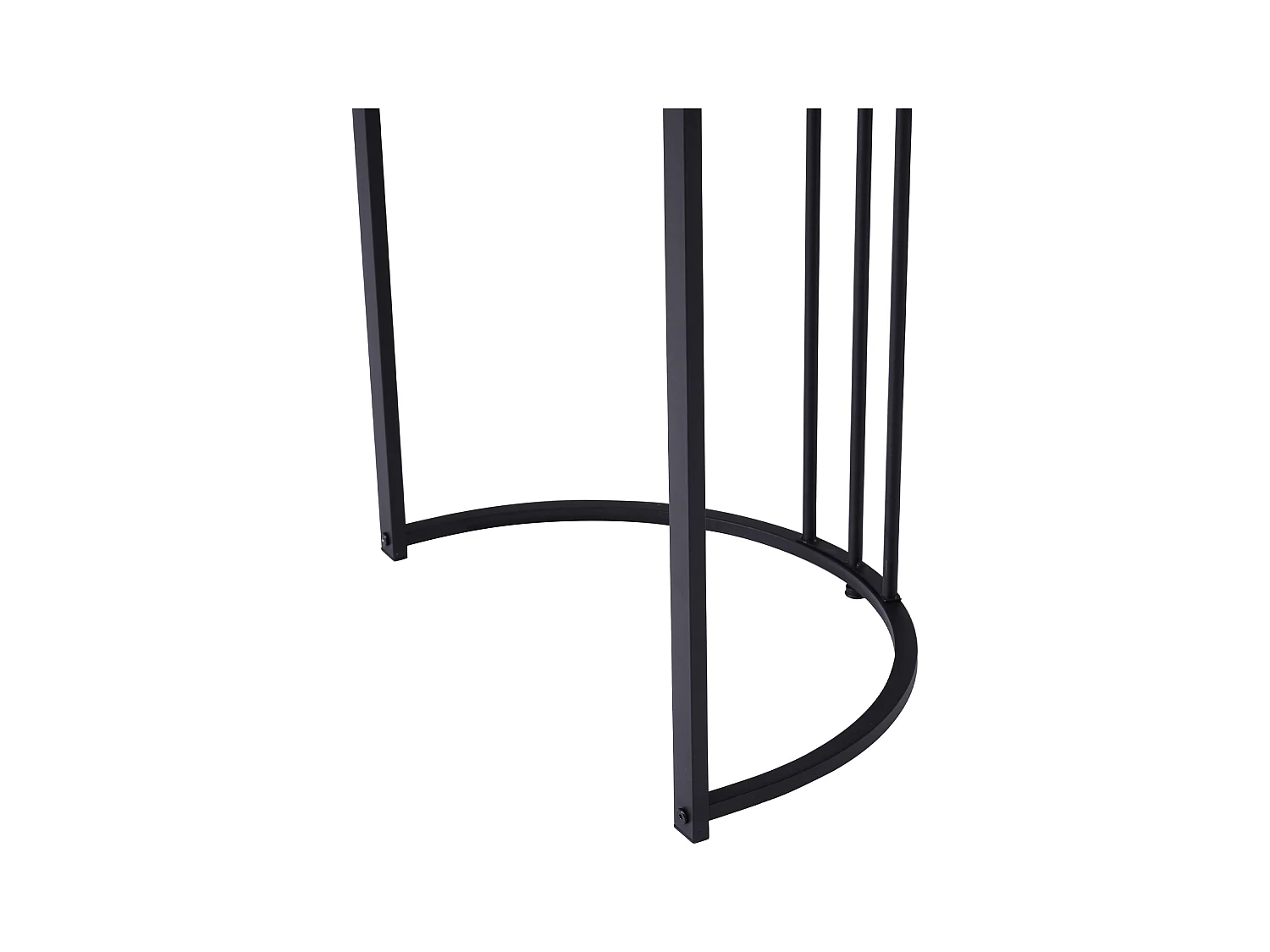 Table à manger rectangulaire 140x80 cm pour 6 places - pieds réglables - métal et bois - gris moderne