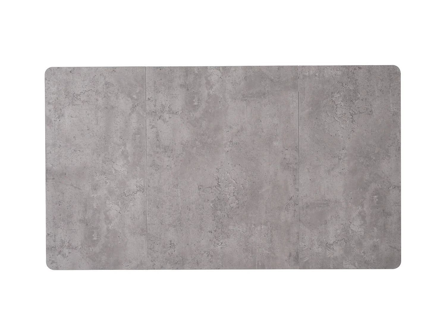Table à Manger Rectangulaire 140x80 cm pour 6 Places - Pieds Réglables - Métal et Bois - Gris Moderne