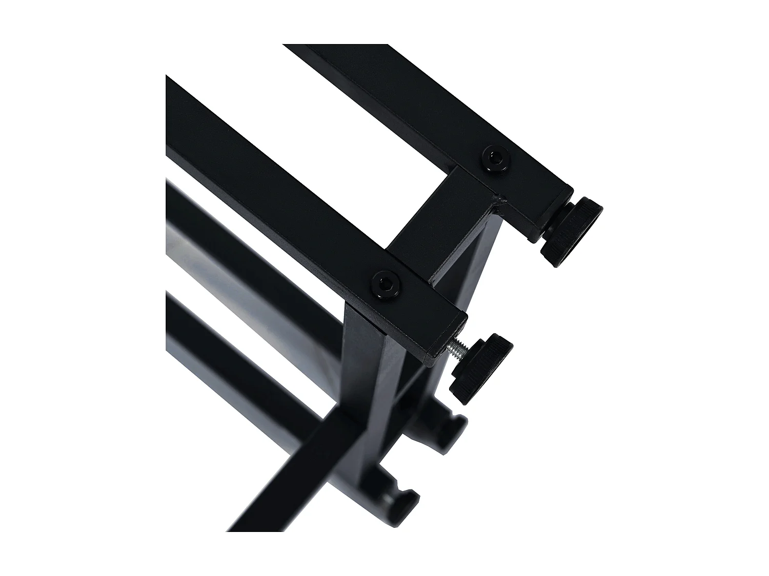 Table à manger 120x70 cm moderne luxueuse pour 6 places - cadre en métal robuste - bois - noir