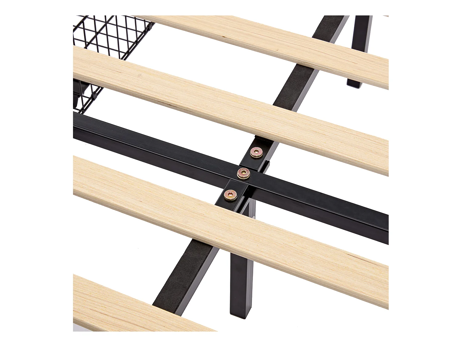 Lit adulte 140x200 cm avec sommier - tête de lit capitonnée avec USB LED et 4 tiroirs - similicuir - gris (sans matelas)