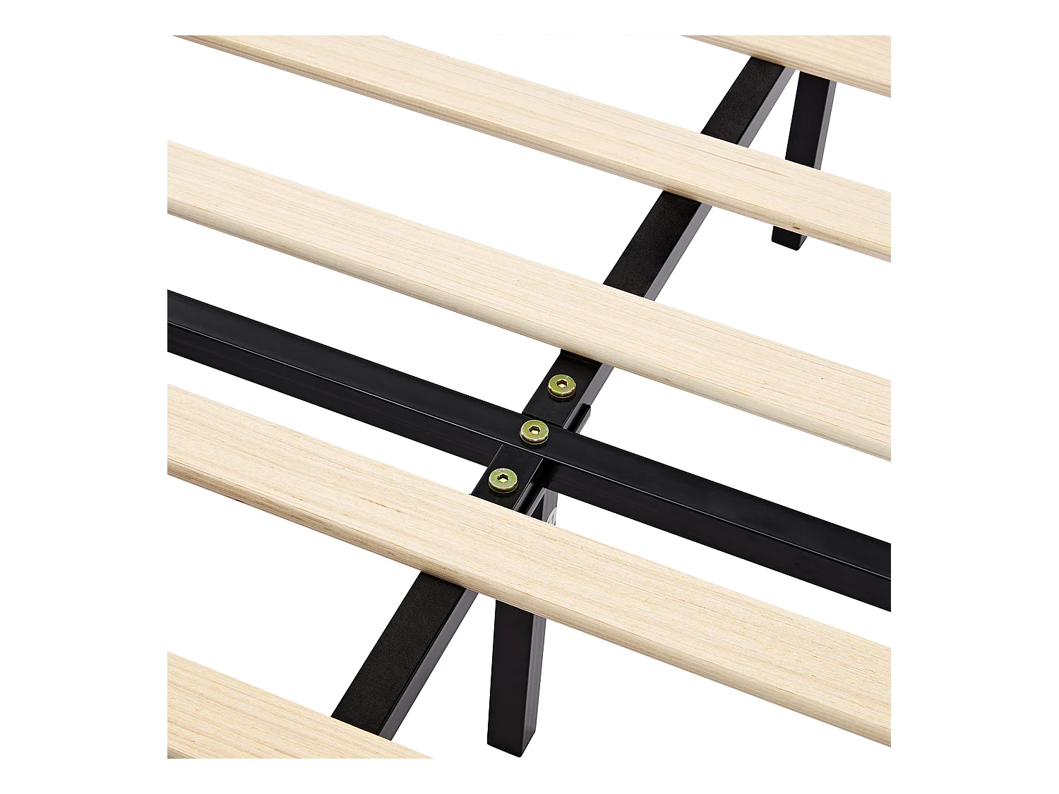 Lit adulte 140x200 cm avec sommier - tête de lit capitonnée avec USB LED et 4 tiroirs - similicuir - noir (sans matelas)