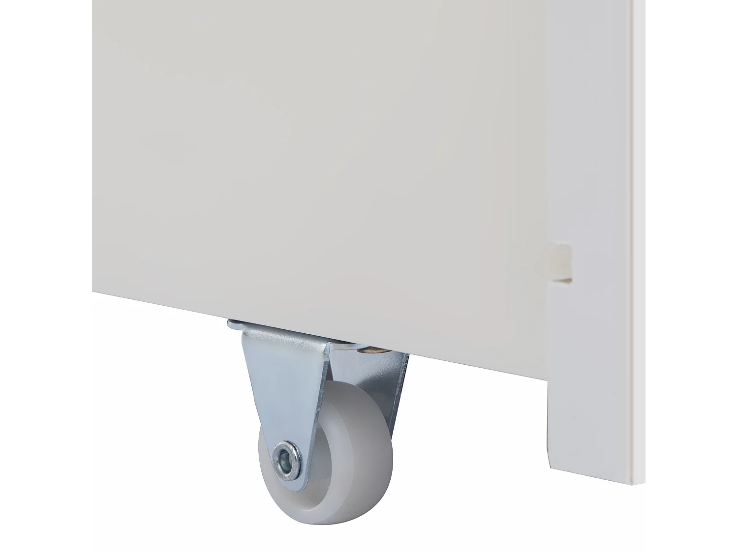 Lit enfant 90x200cm avec sommier - tête de lit rangement avec 1 tiroir - bois - blanc (sans matelas)