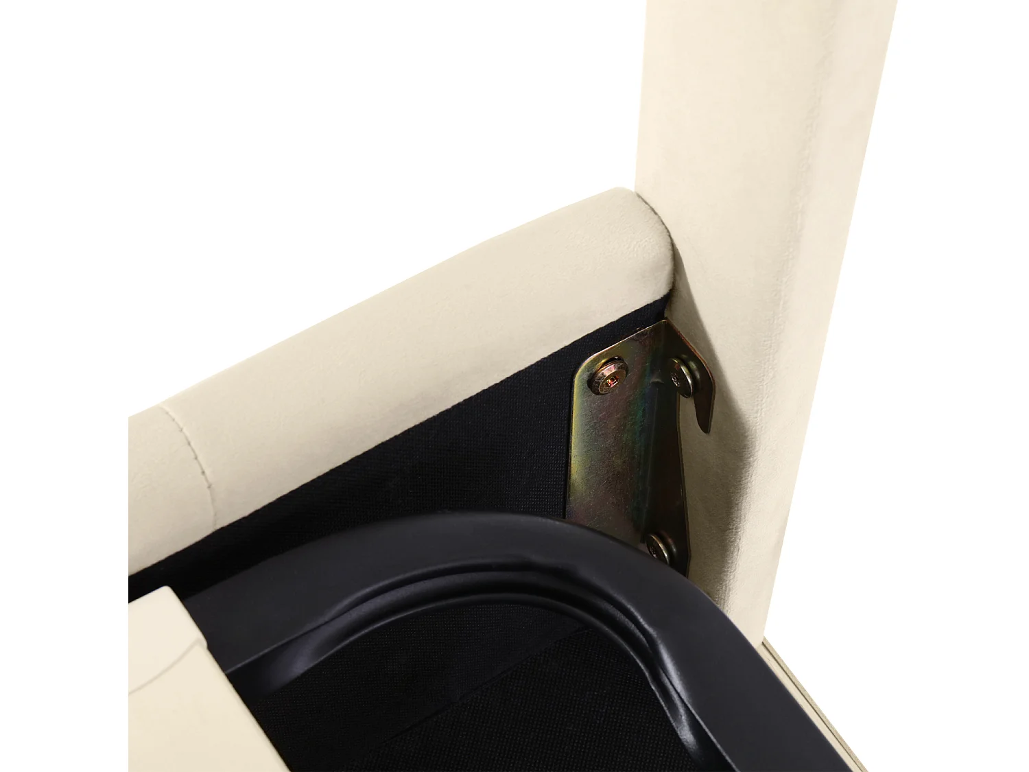 Volwassen opbergbed 180x200cm - tweepersoonsbed met verstelbare bodem en hoofdeinde - PU - Beige (zonder matras)