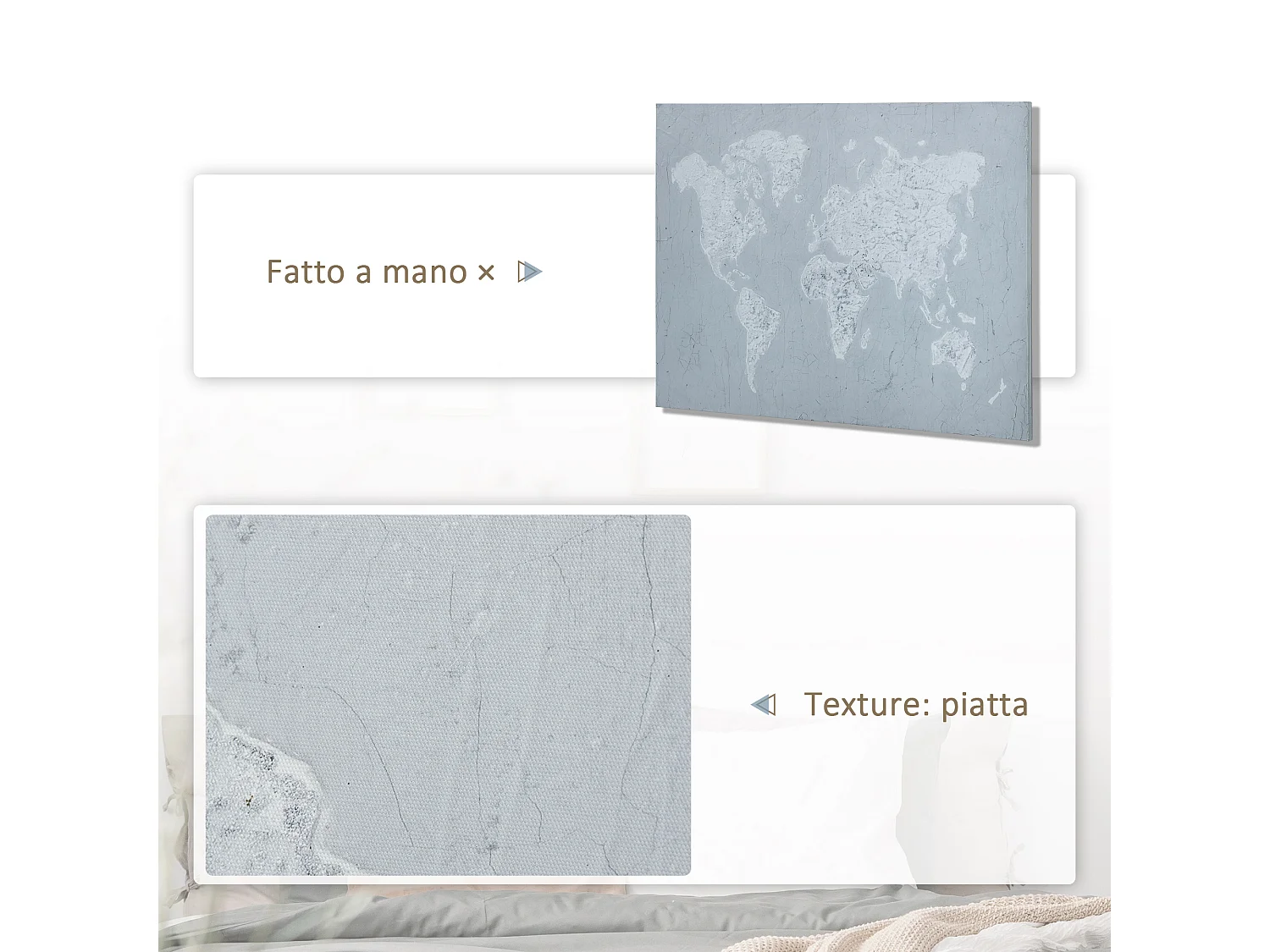 Stampa su tela in legno di pino 120x90cm per casa e ufficio