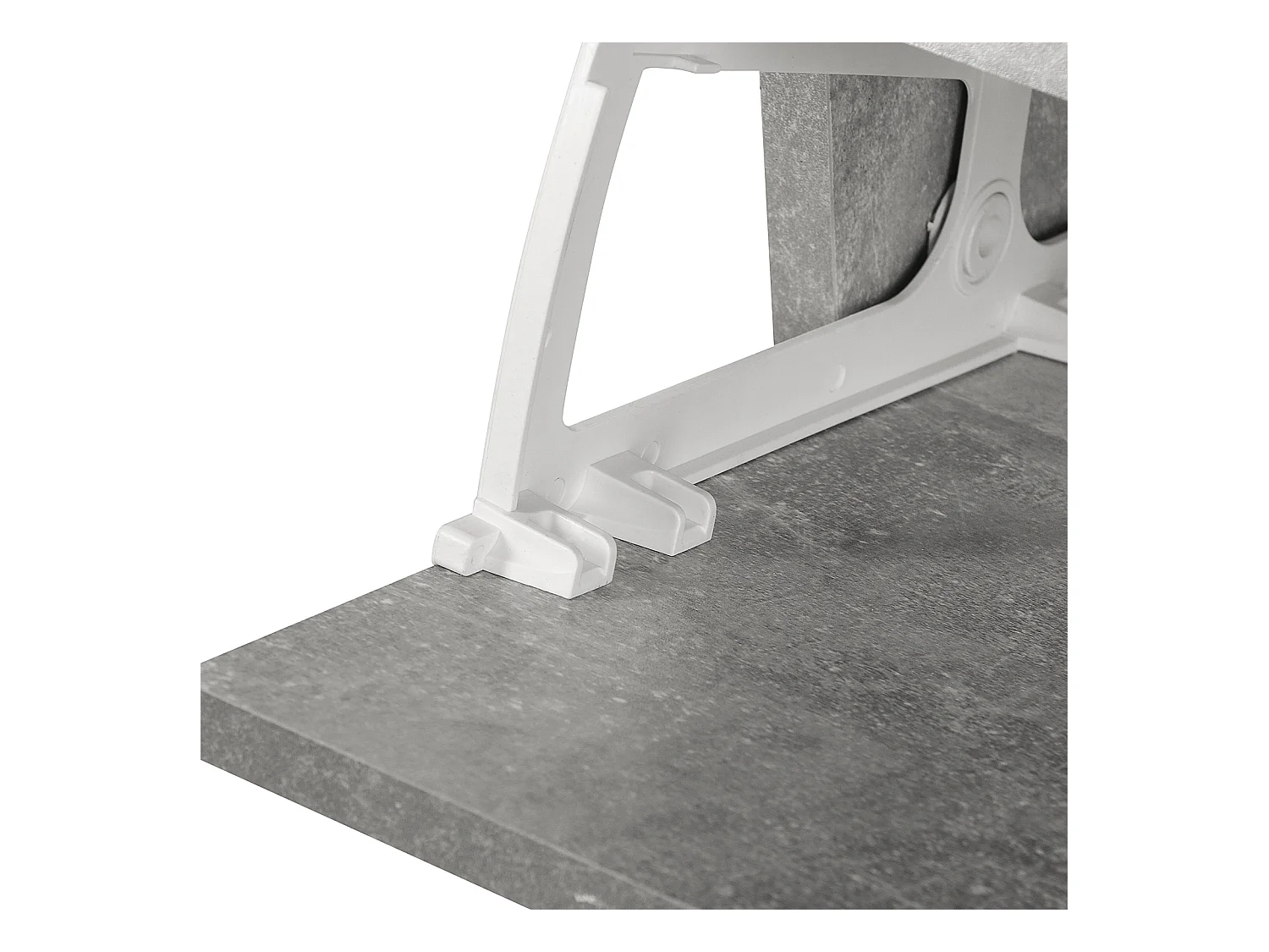 Appendiabiti con scarpiera e specchio con cassetto grigio