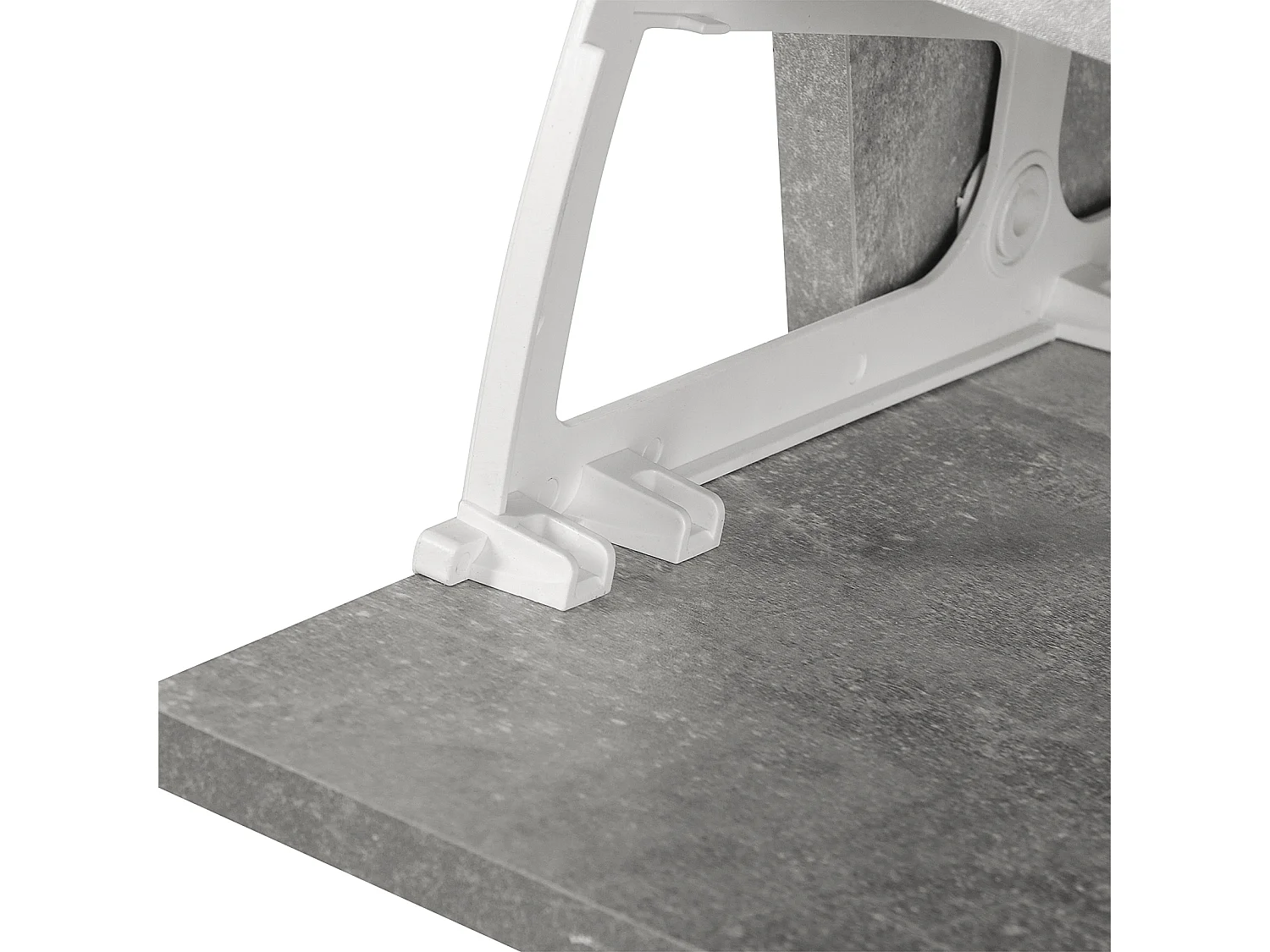 Appendiabiti con scarpiera e specchio con cassetto grigio