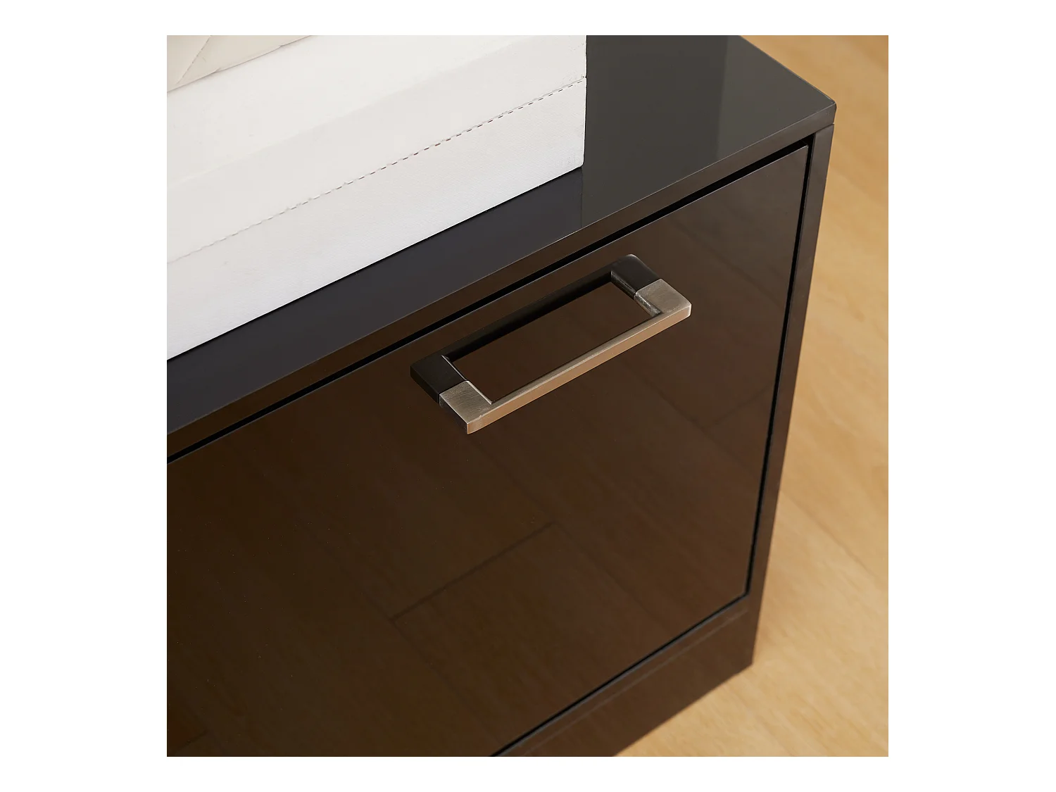 Set appendi abiti da ingresso con specchio e scarpiera