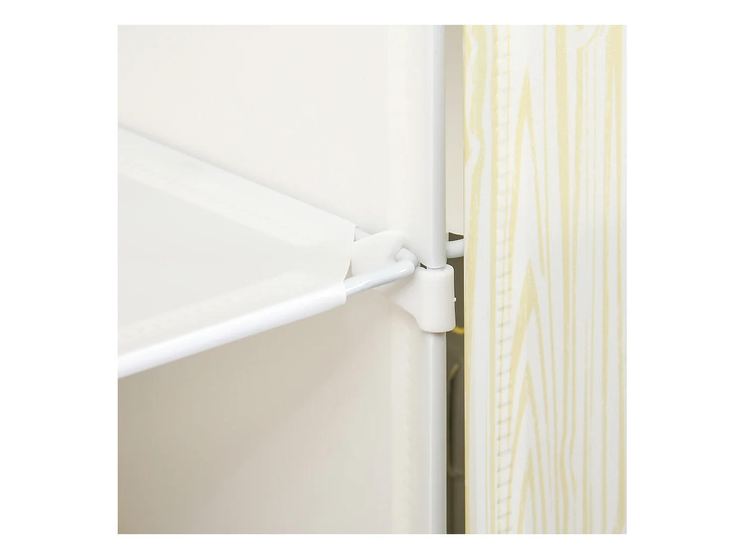 Mobile scarpiera modulare 12 cubi in pp e acciaio con fori