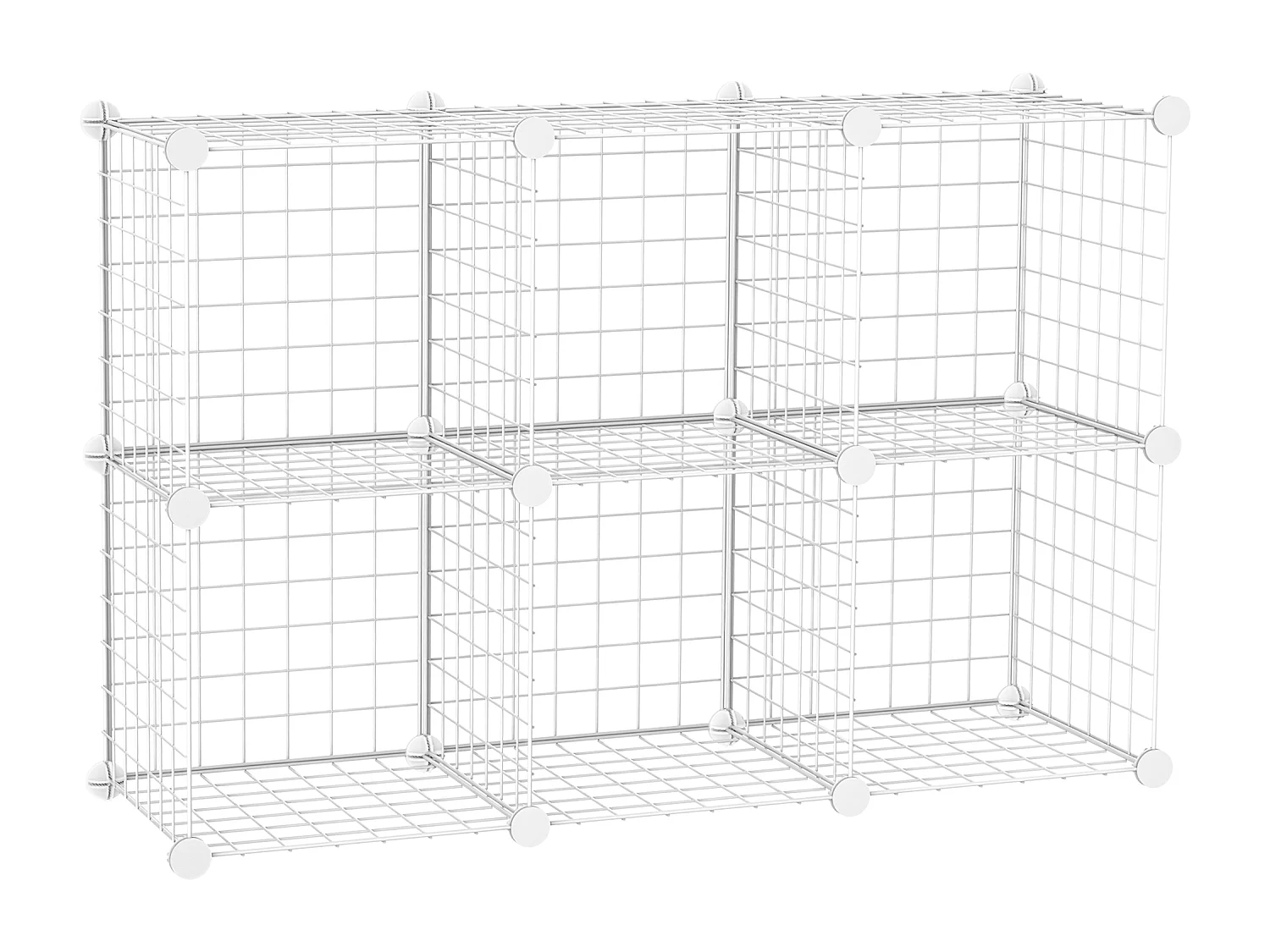 Mobile scarpiera modulabile salvaspazio 6 cubi in acciaio e pp