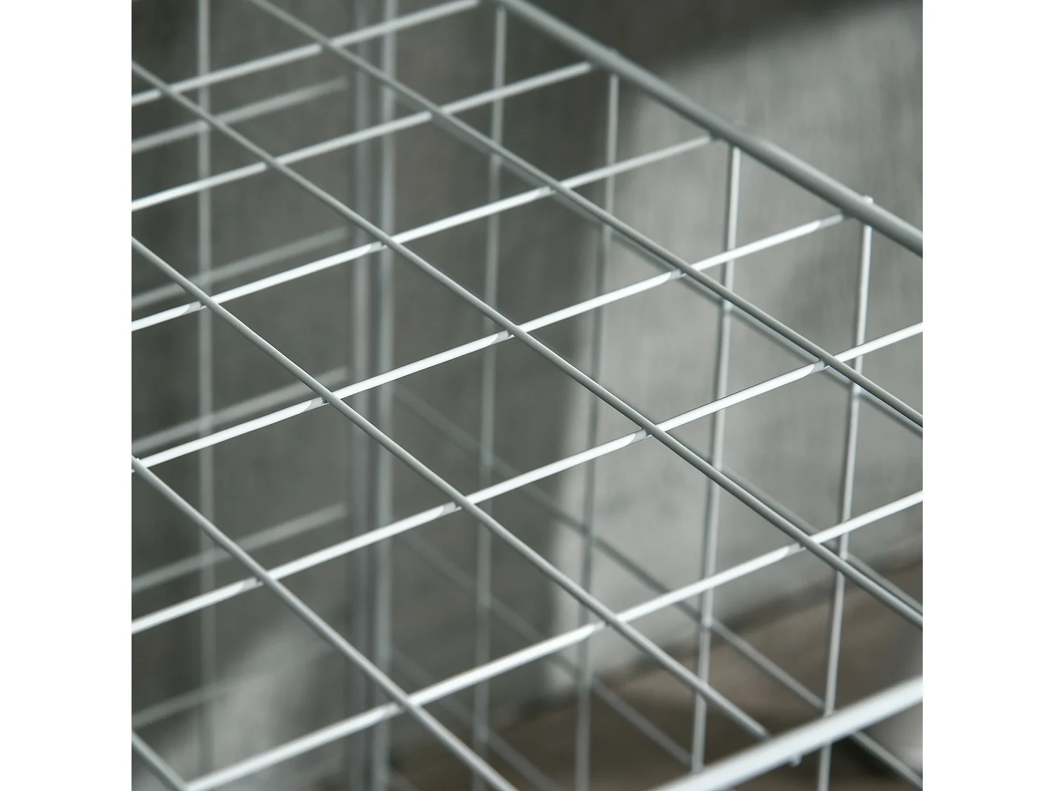 Mobile scarpiera modulabile salvaspazio 6 cubi in acciaio e pp