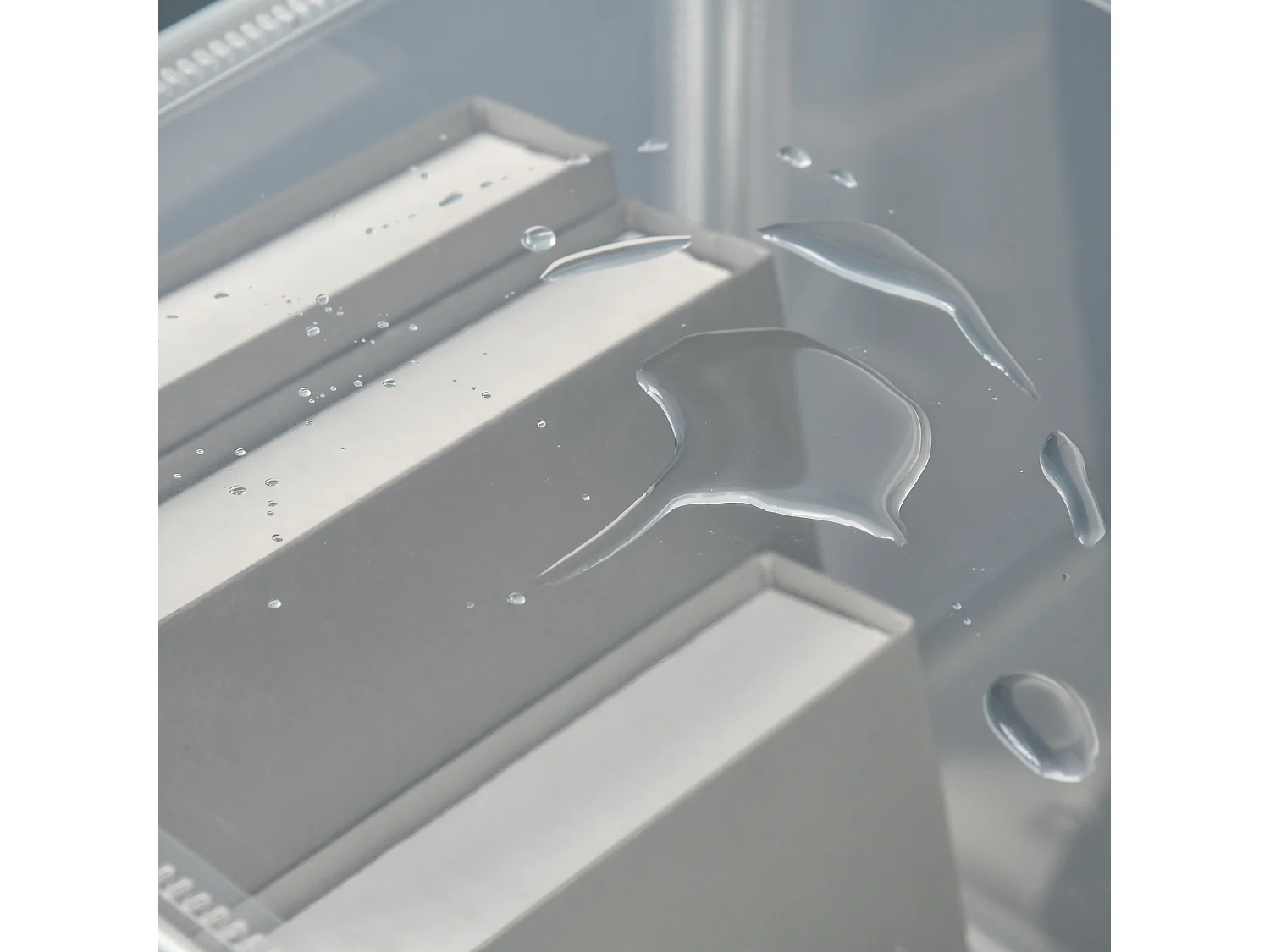 Scarpiera moderna salvaspazio 6 cubi in plastica pp trasparente