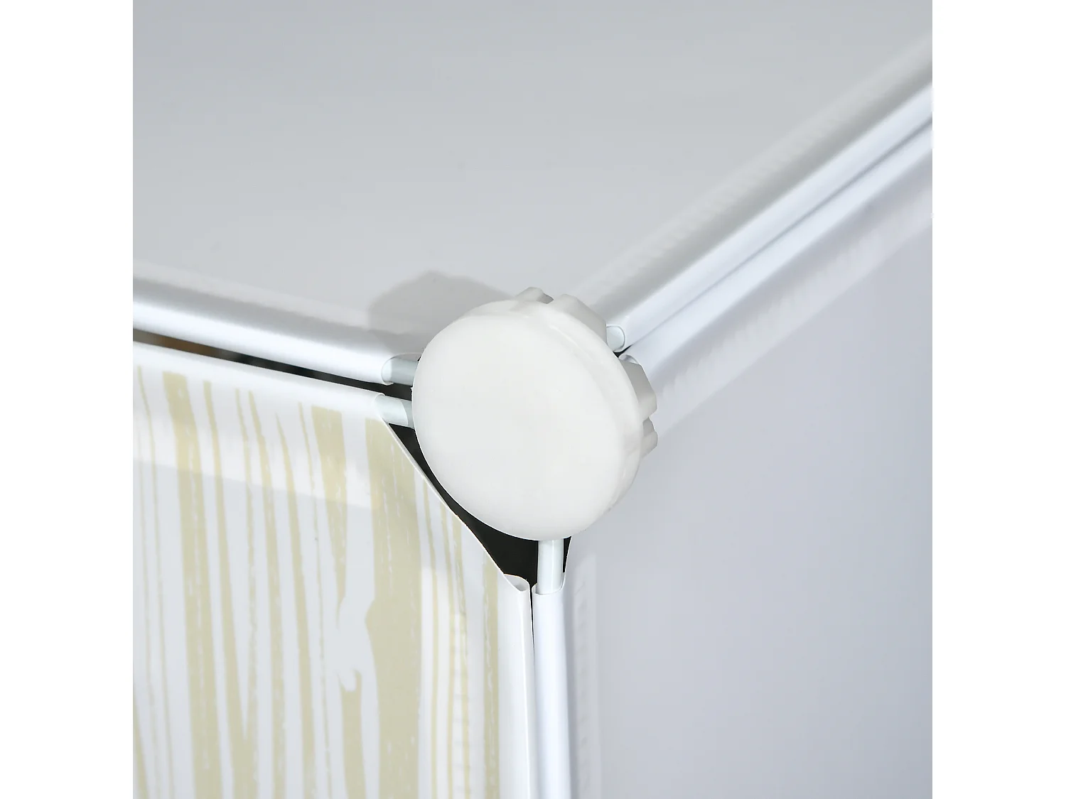 Mobile scarpiera modulabile salvaspazio 6 cubi in acciaio e pp