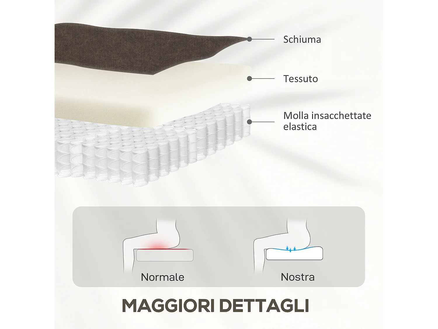 Poltrona alzapersona reclinabile massaggiante marrone scuro