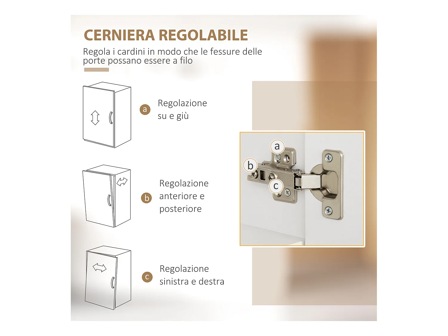 Dispensa cucina con ripiani aperti armadietti e cassetto bianco