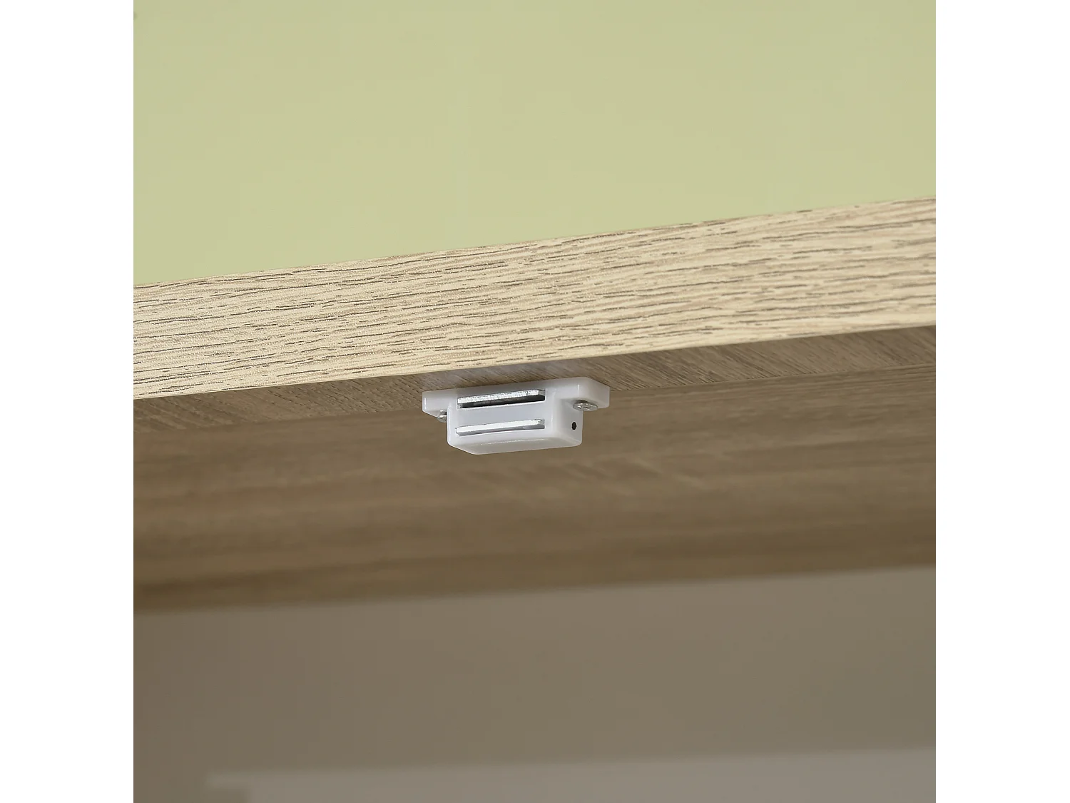 Dispensa cucina in legno mdf con 4 ripiani e 4 porte bianco