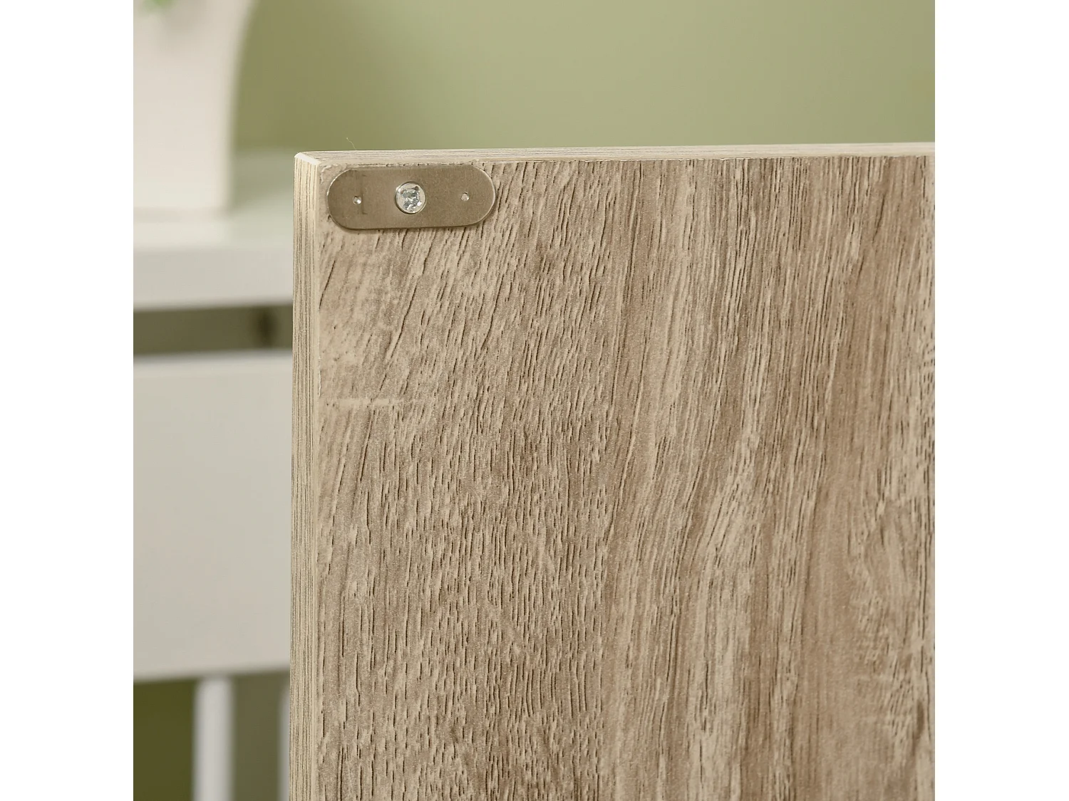 Dispensa cucina in legno mdf con 4 ripiani e 4 porte bianco