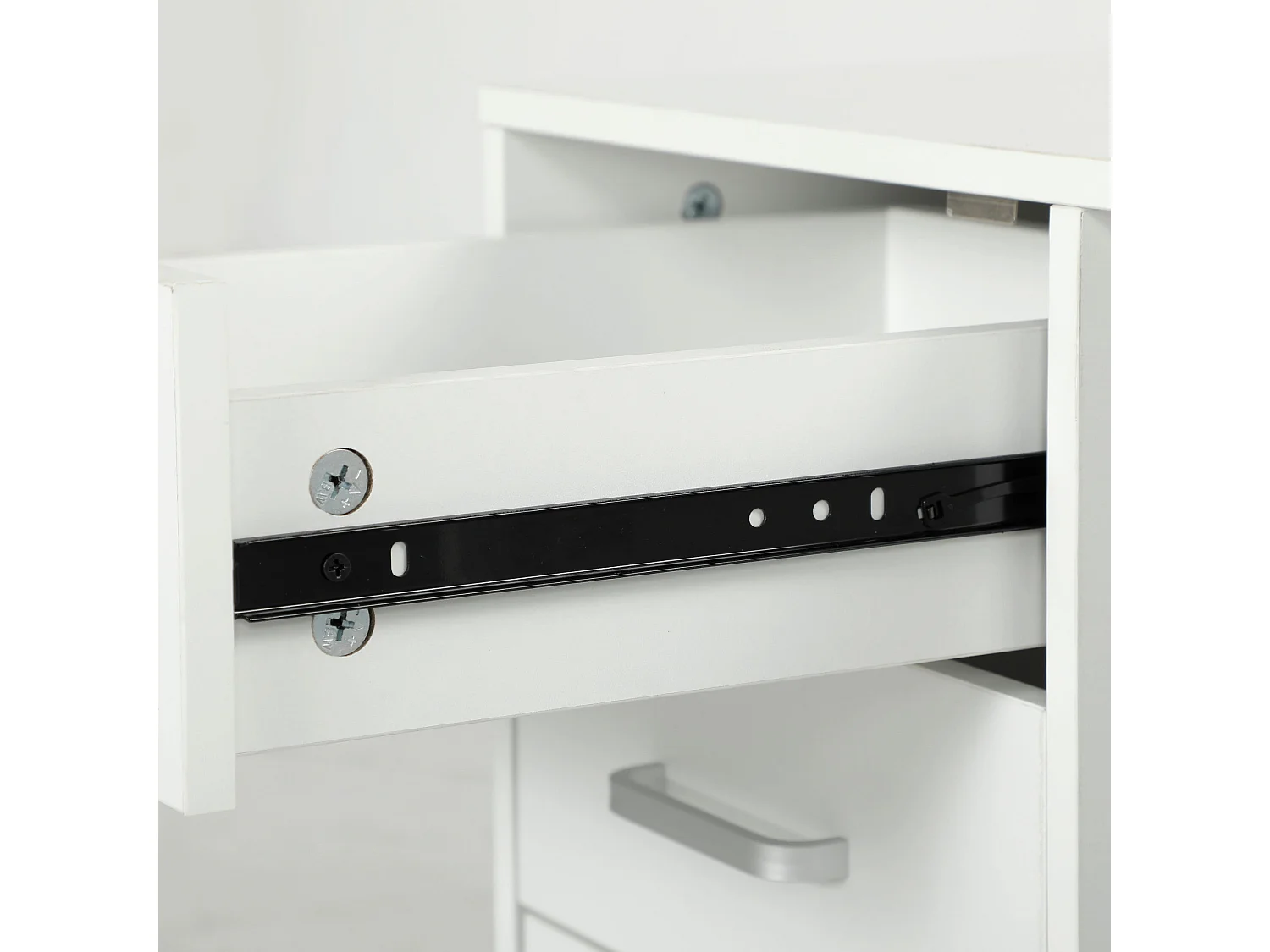 Cassettiera portadocumenti con 3 cassetti e serratura con chiavi