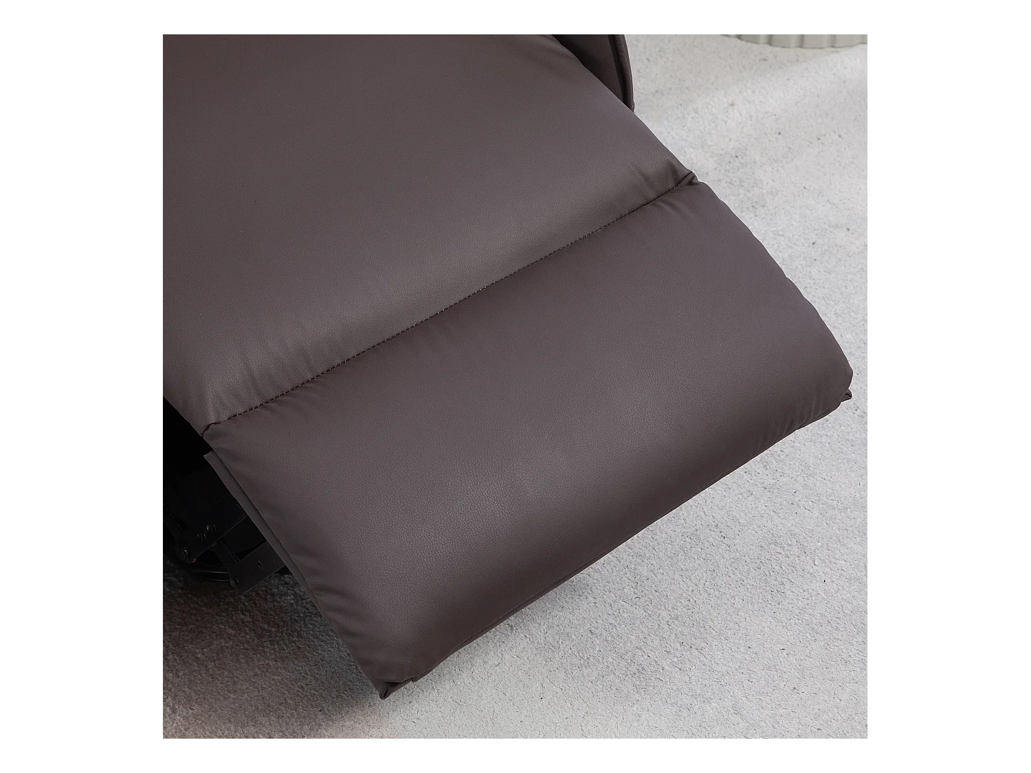 Poltrona alzapersona reclinabile con massaggio e riscaldamento marrone