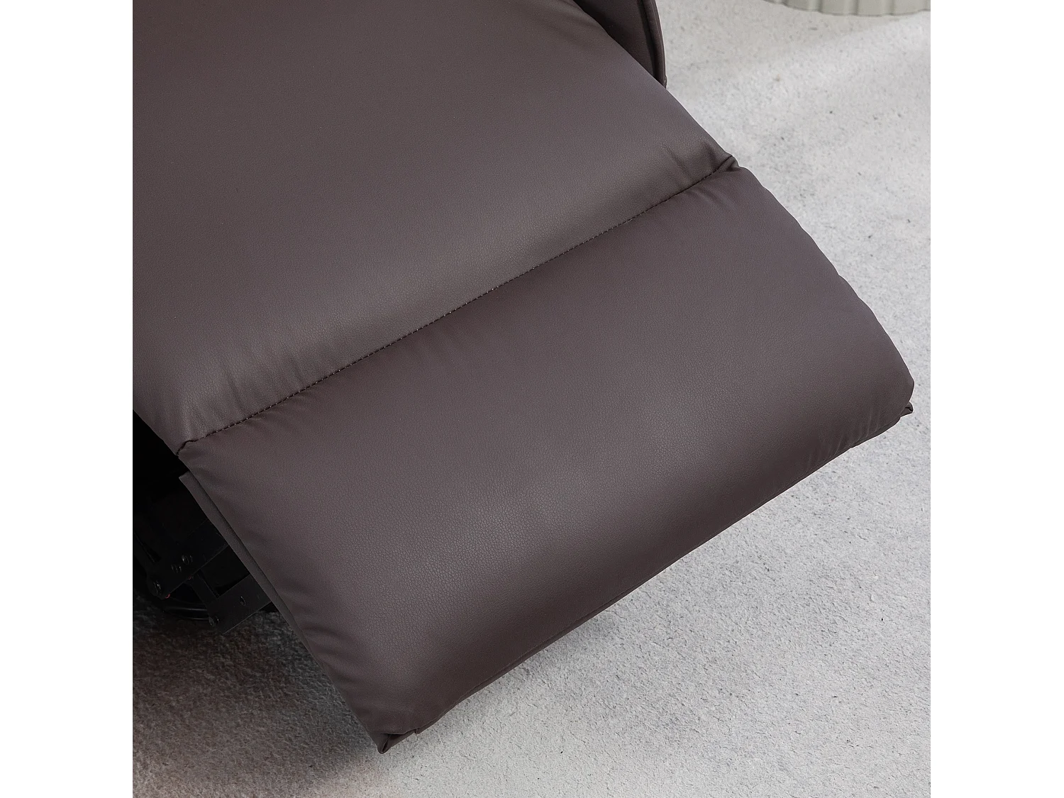 Poltrona alzapersona reclinabile con massaggio e riscaldamento marrone