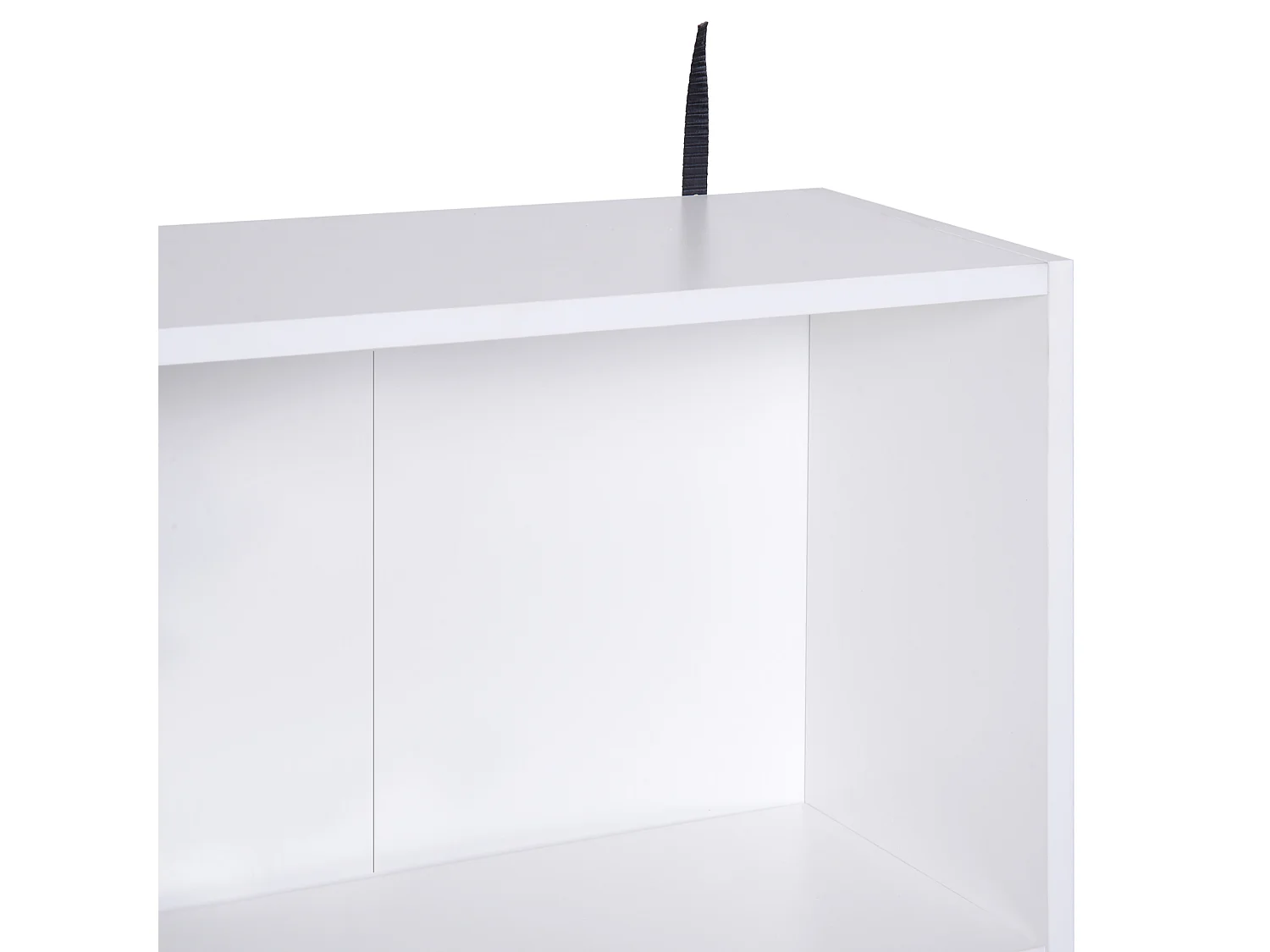 Libreria con piedini in legno di pino bianco 80x23.5x123cm