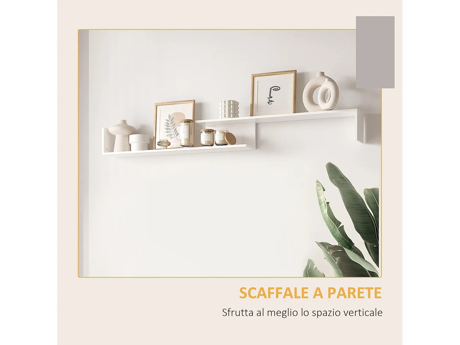 Mobile tv con mensola a muro ripiani aperti e armadietto