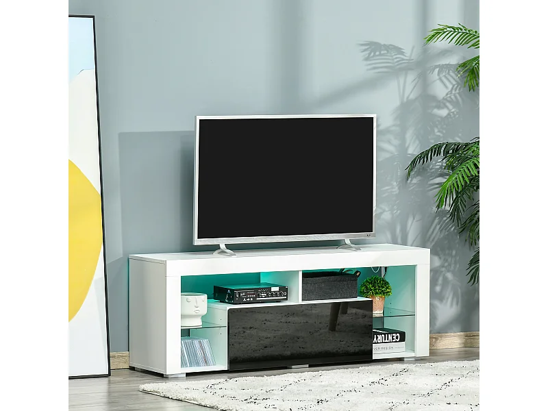 Mobile porta tv con luci led colorate per televisioni 55 pollice