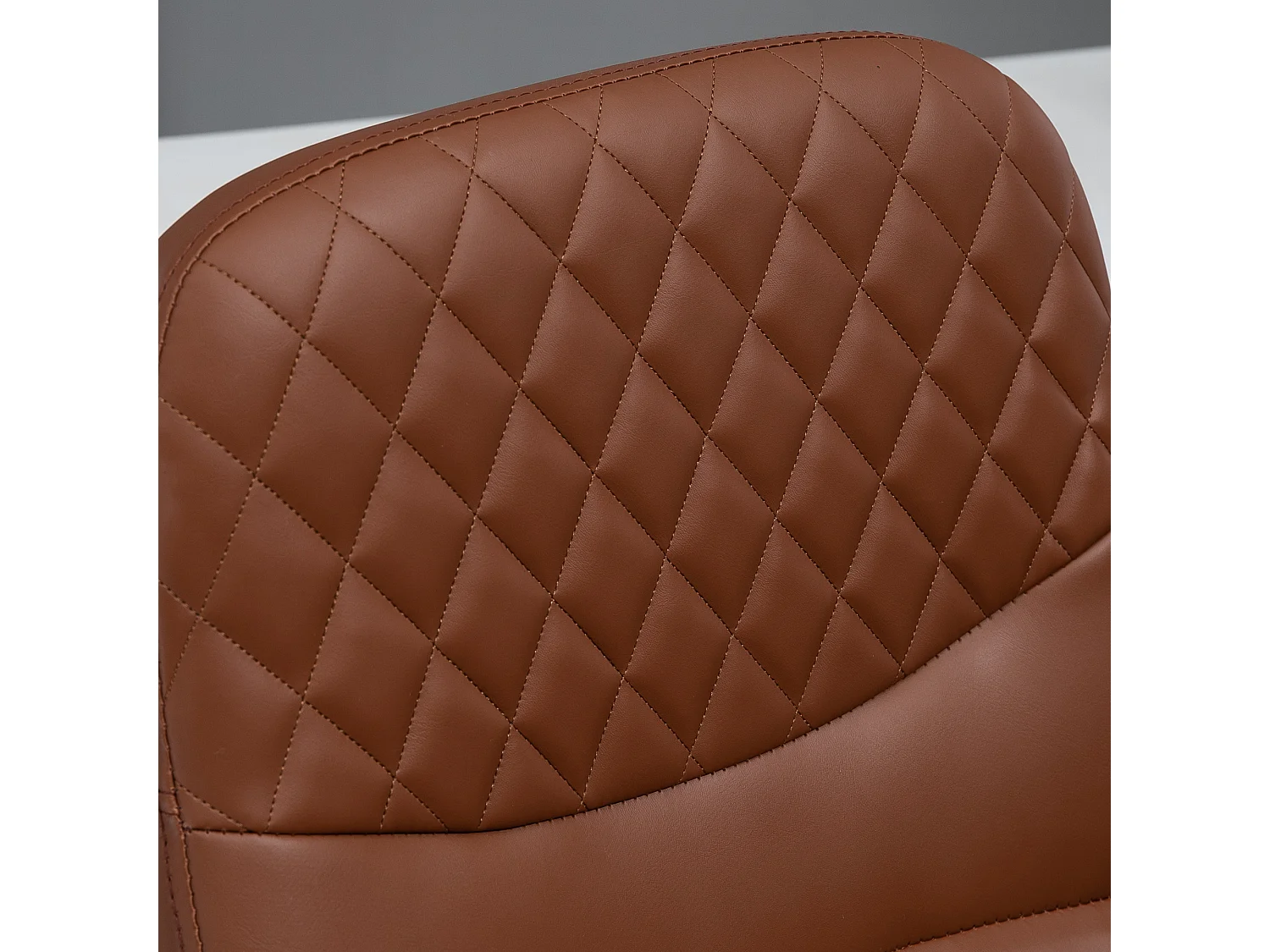 Sedia Poltrona ufficio massaggiante in similpelle marrone