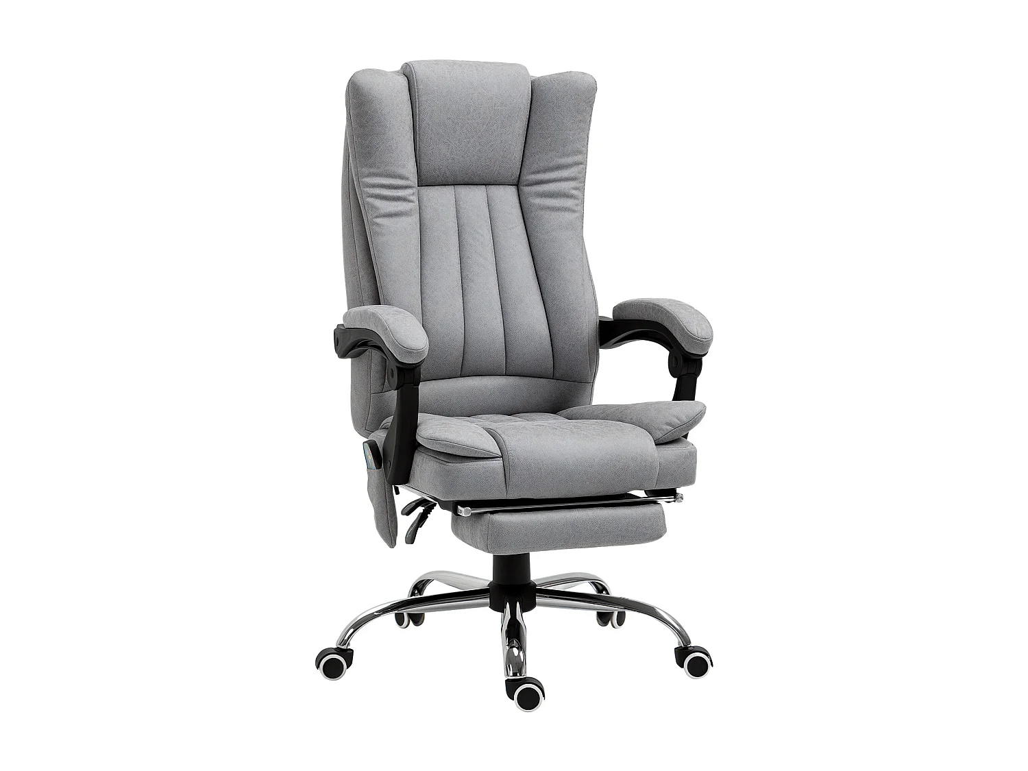 Poltrona da ufficio massaggiante reclinabile con poggiapiedi