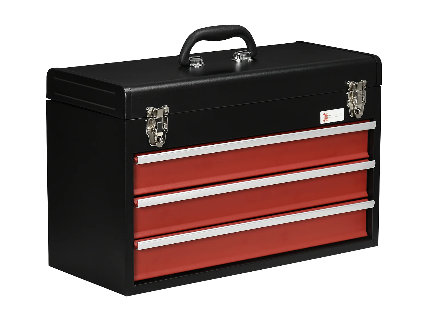 Cassetta porta attrezzi con 3 cassetti e vassoio superiore