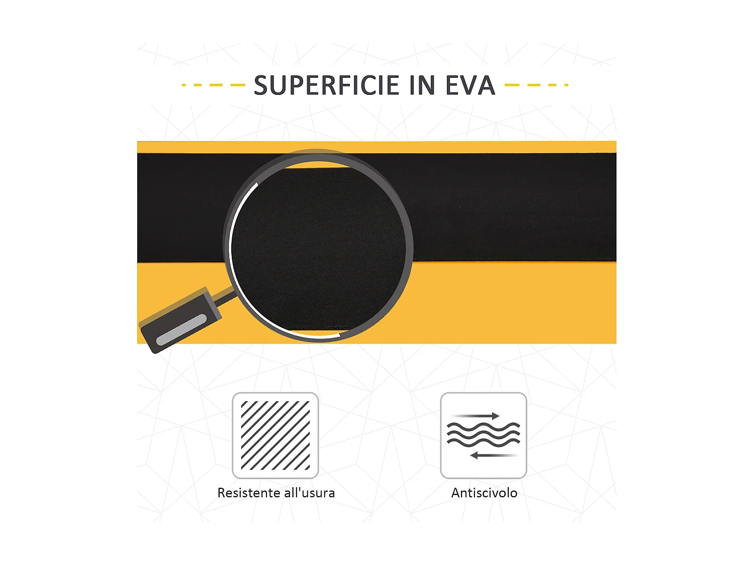 Set 2 Pezzi Cavalletti da Lavoro Pieghevoli e Portatili, Nero Giallo, Max. 250kg