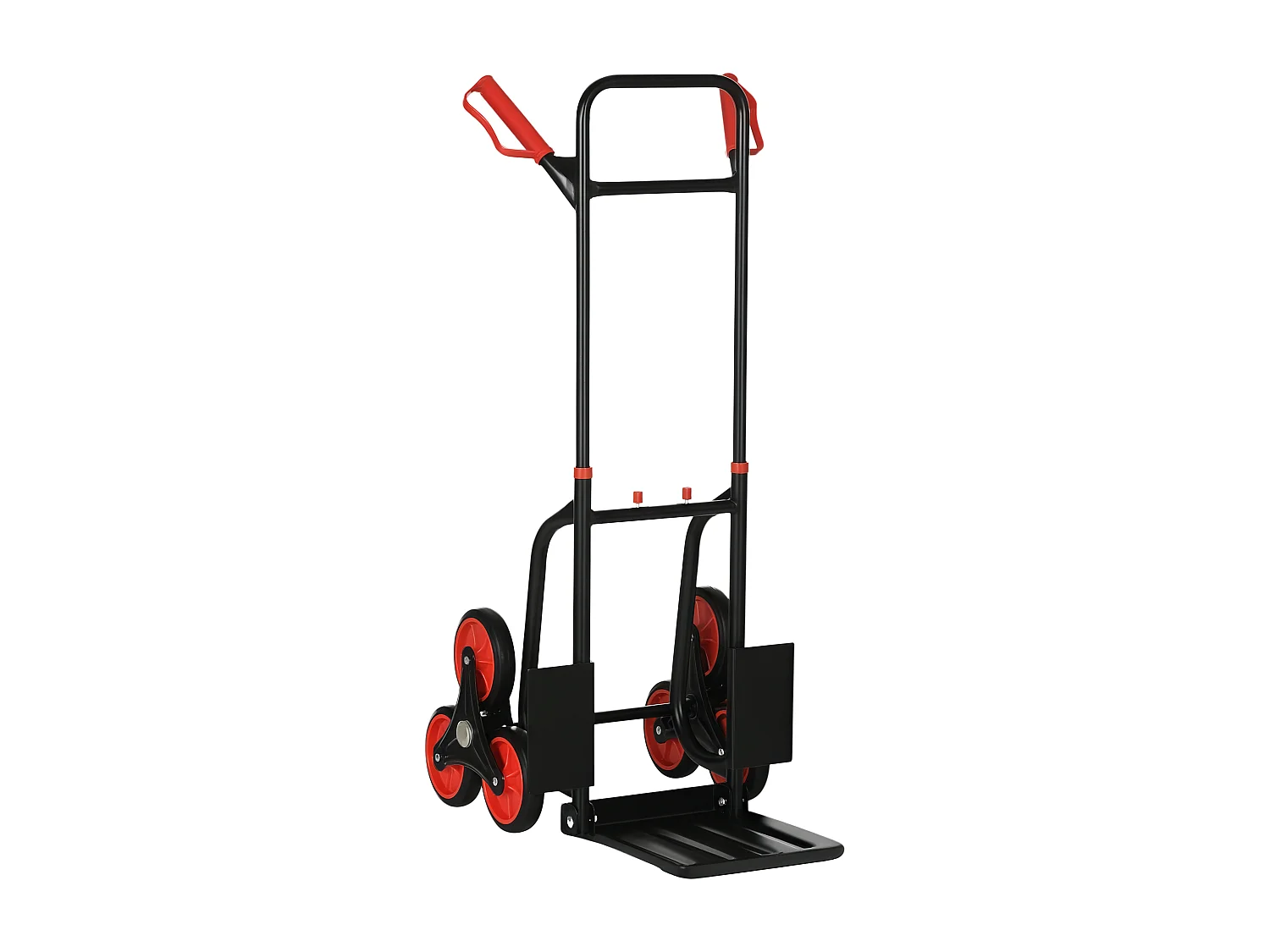 Carrello portapacchi compatto e pieghevole con maniglia estraibile