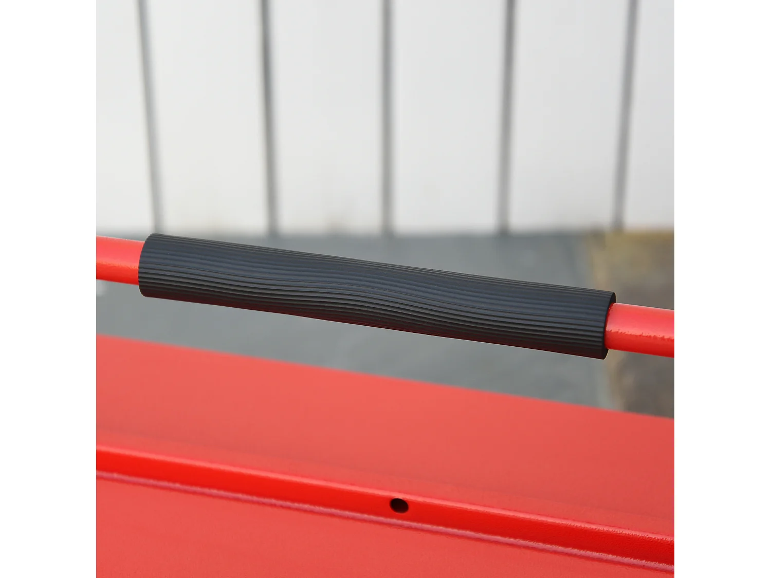 Cassetta porta attrezzi in metallo con 5 vassoi e 3 ripiani