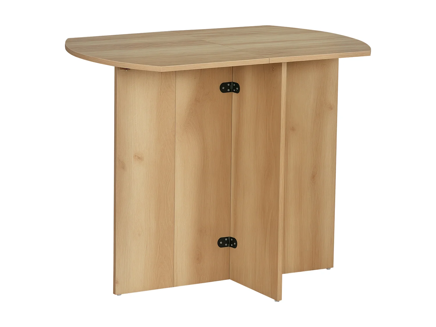 Tavolo da cucina pieghevole salvaspazio 90x60x74cm quercia