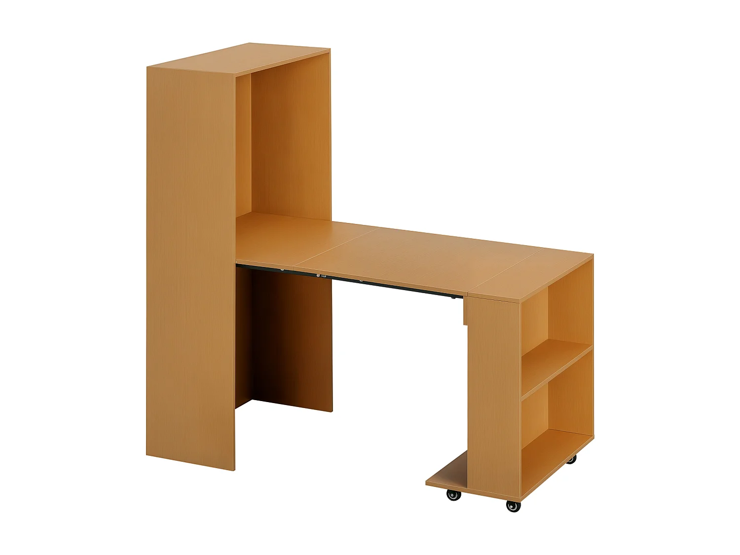 Tavolo pieghevole da pranzo in truciolato e acciaio 3 persone