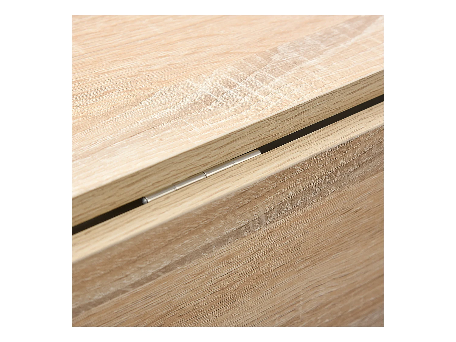 Tavolo consolle a ribalta con mensola pieghevole salvaspazio in legno