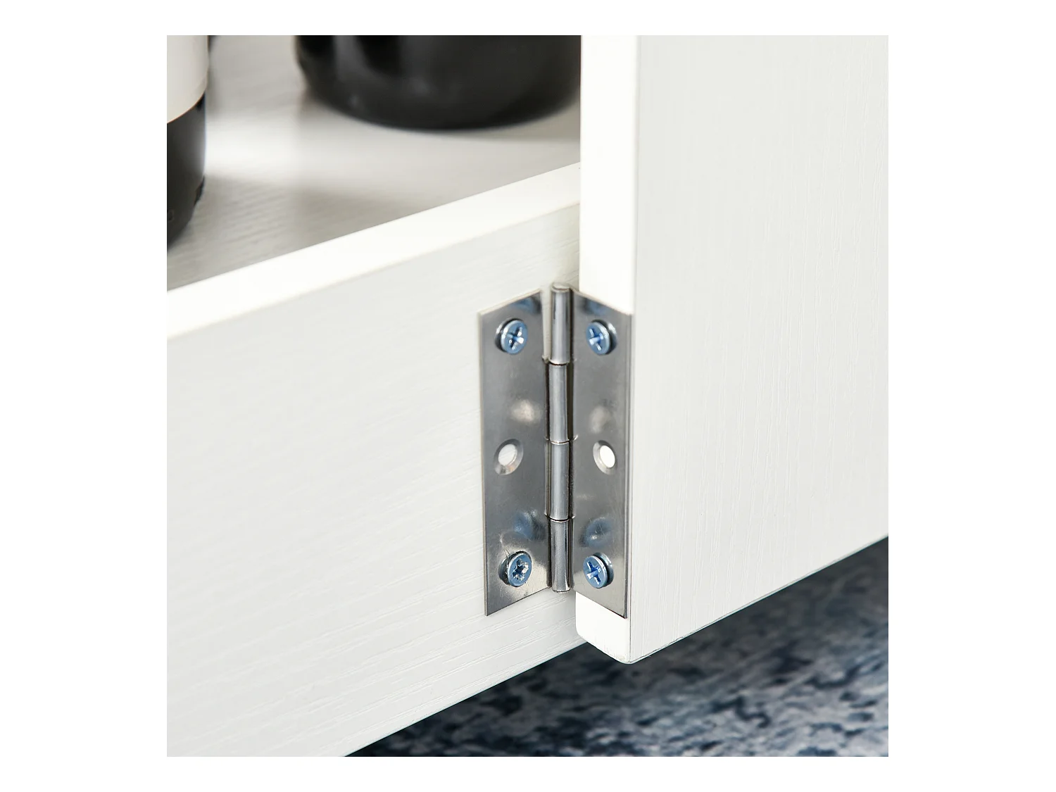 Tavolo consolle a ribalta con mensola pieghevole salvaspazio in legno