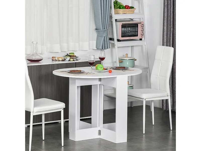 Tavolo pieghevole da pranzo consolle salvaspazio per 2 persone