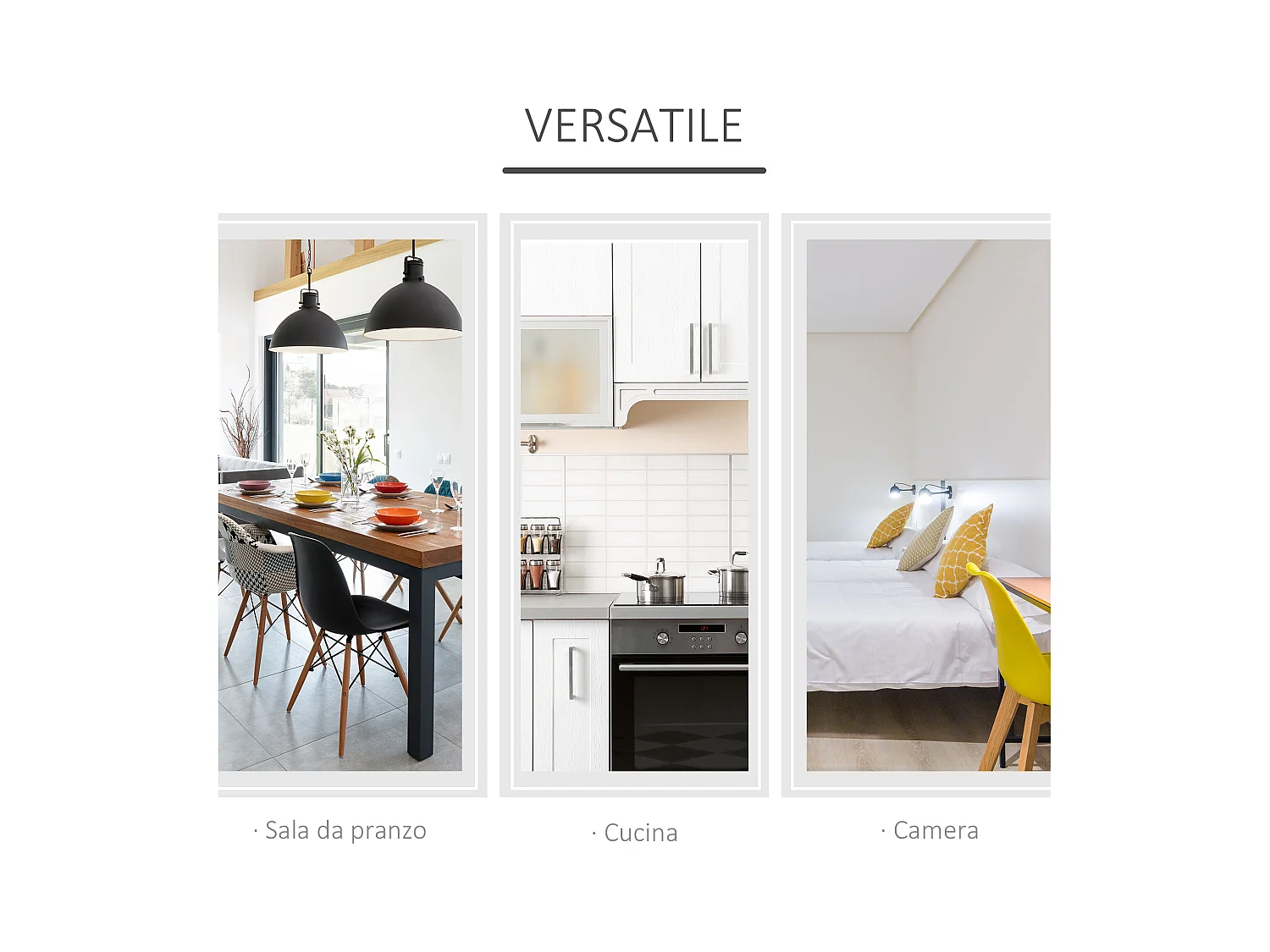 Tavolo pieghevole da pranzo consolle salvaspazio per 2 persone