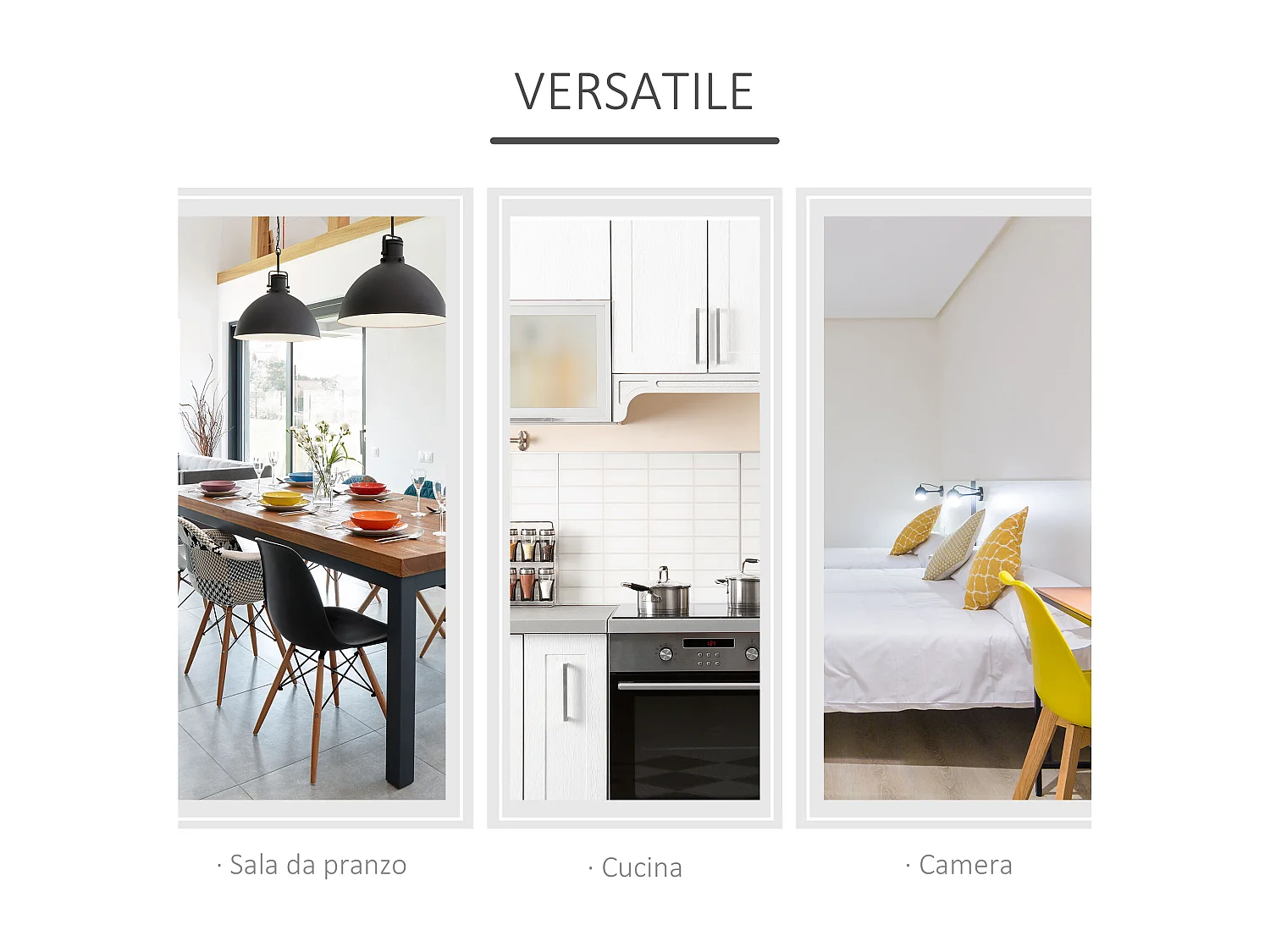 Tavolo pieghevole da pranzo consolle salvaspazio per 2 persone