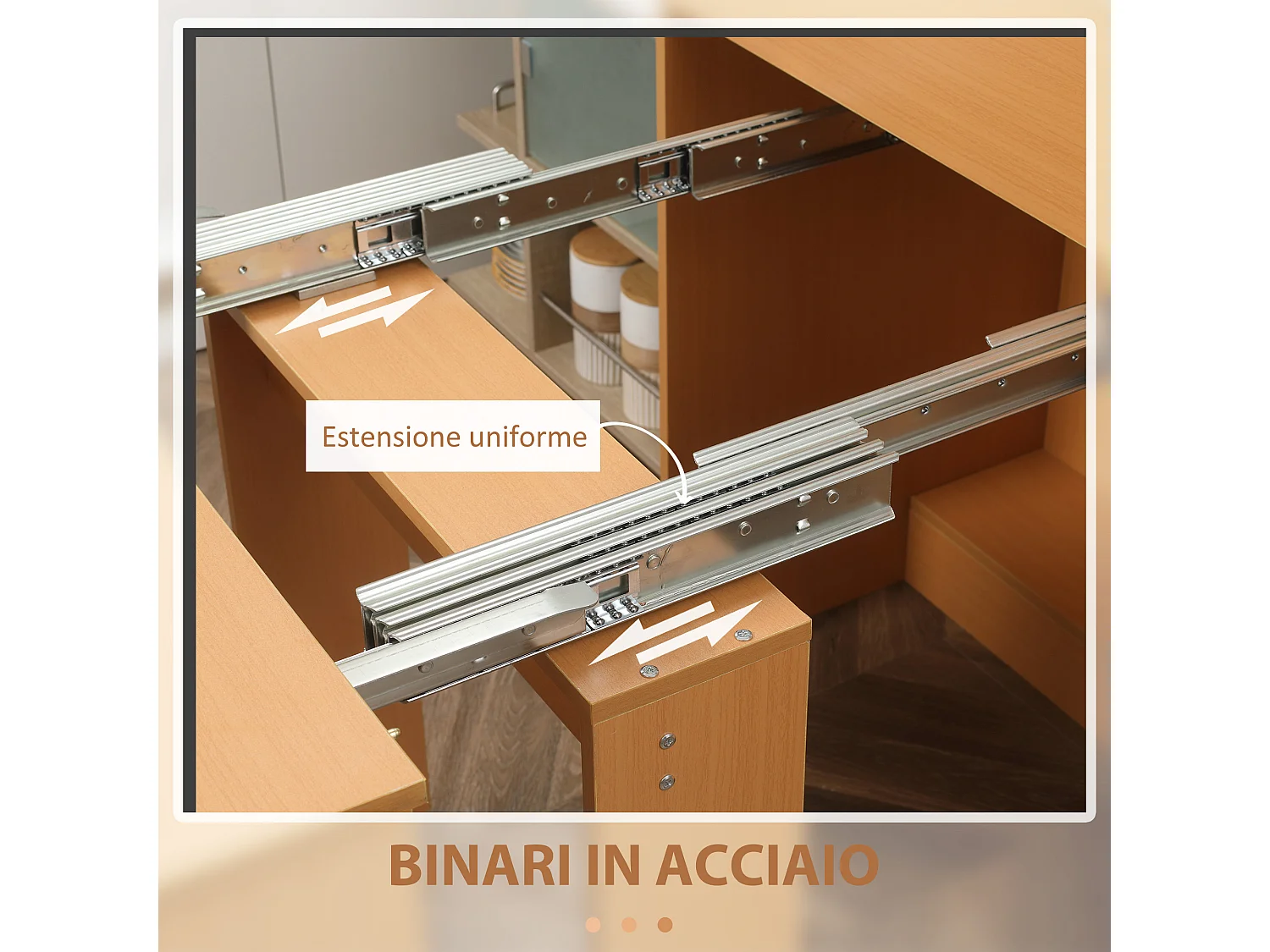 Tavolo pieghevole da pranzo in truciolato e acciaio 5 persone