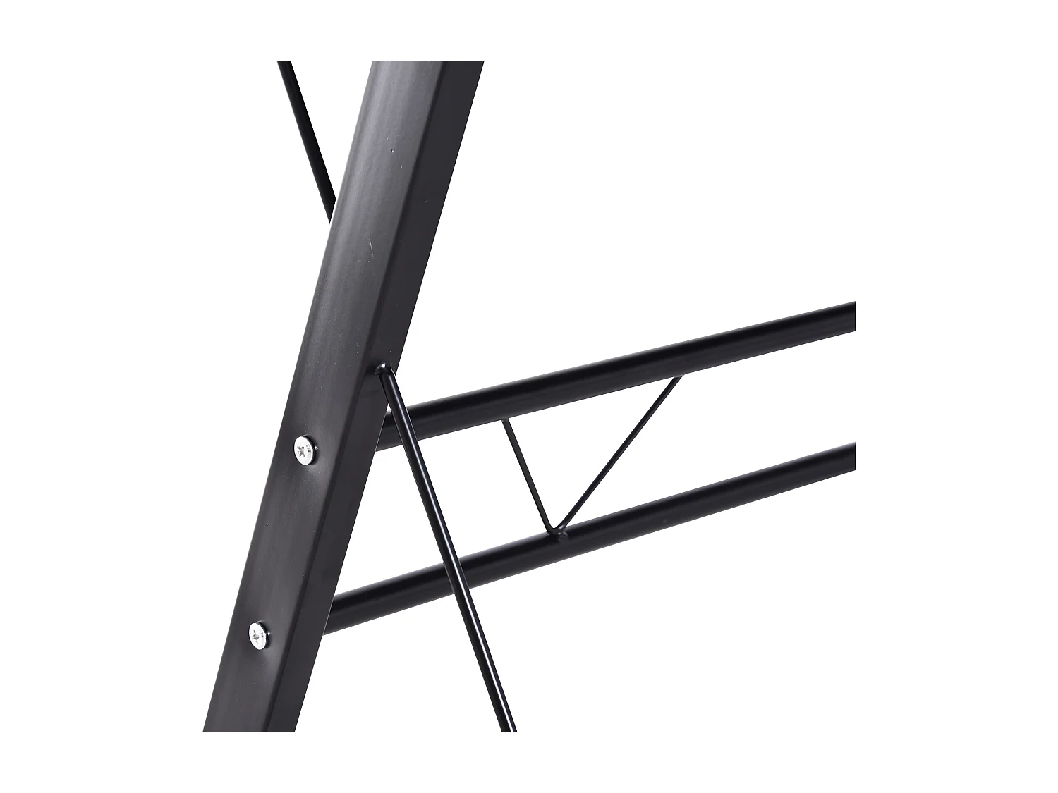 Scrivania moderna ad angolo per computer mdf nero